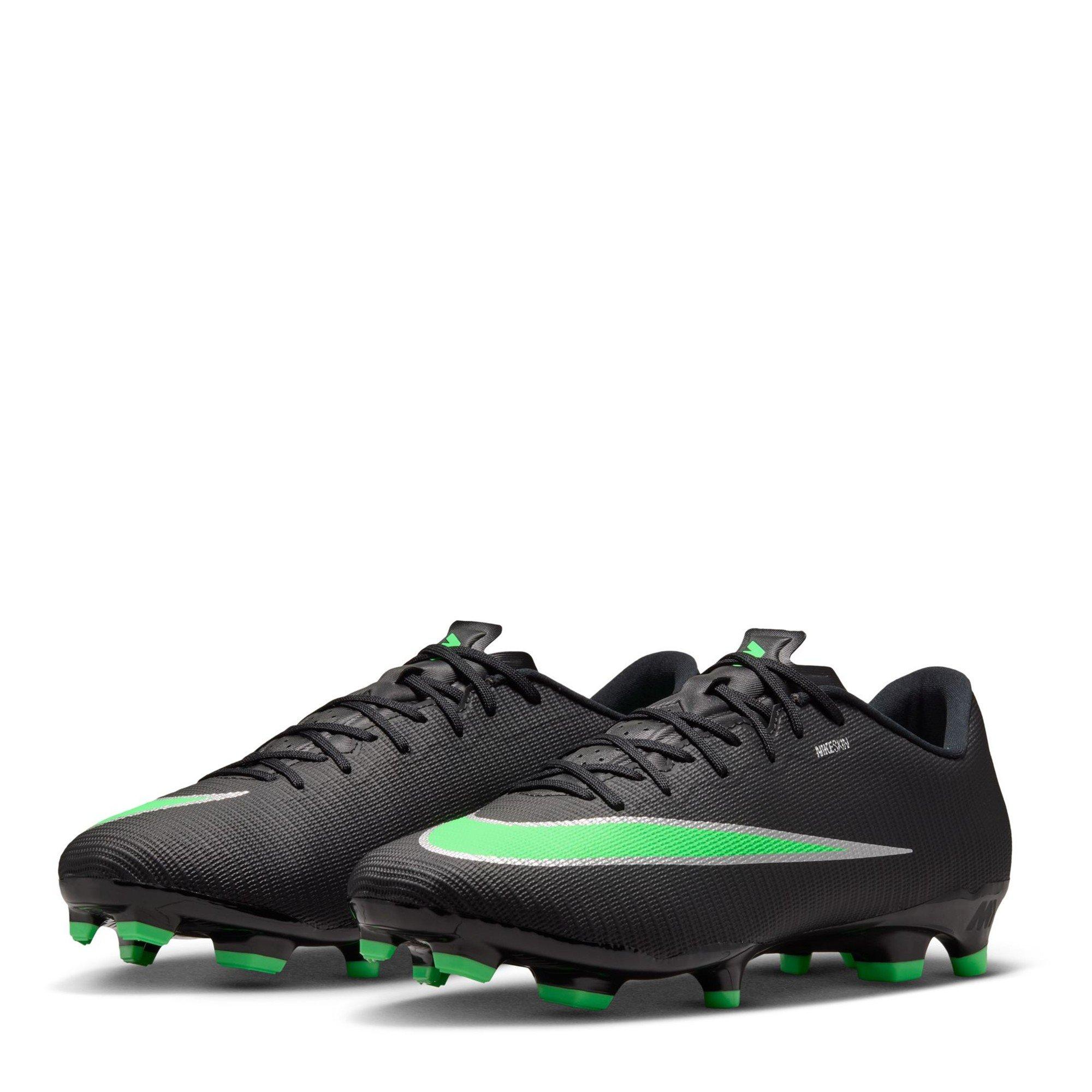 Black/Green - Nike - Men's Vapor 17 Academy Firm Ground Football Boots - 4