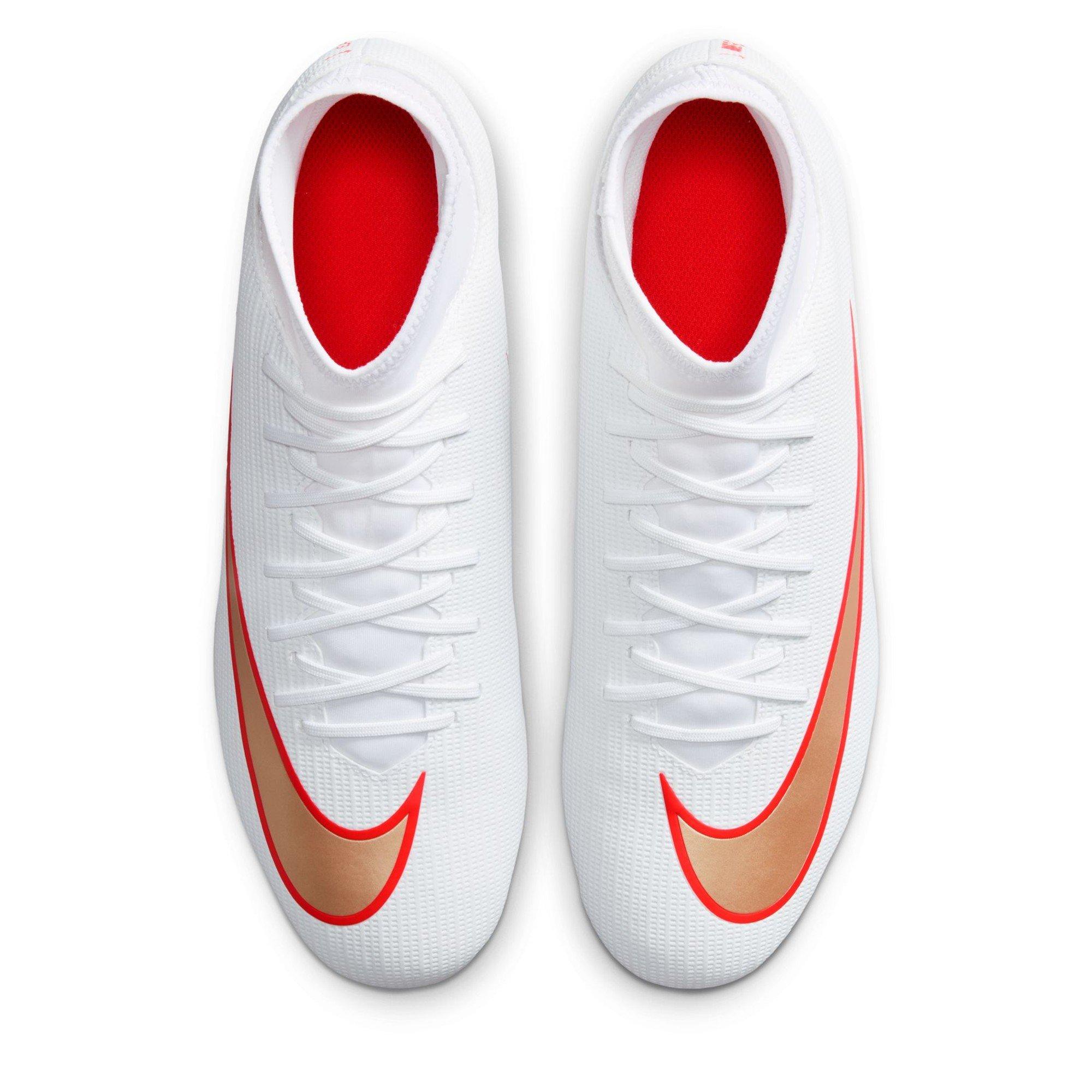 White/Red - Nike - Men's Superfly 11 Club Firm Ground Football Boots - 6