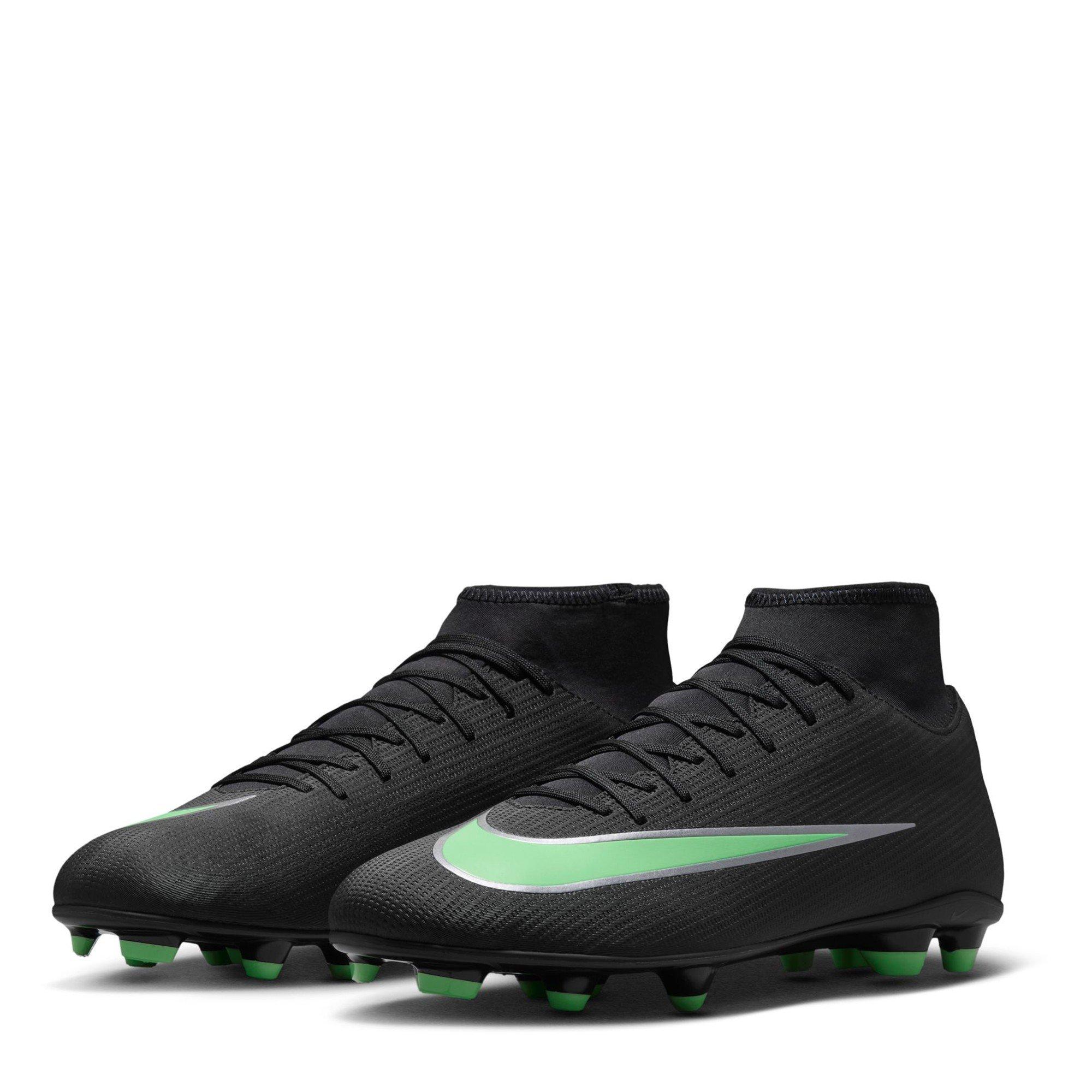 Schwarz/Grün - Nike - Men's Superfly 11 Club Firm Ground Football Boots - 4