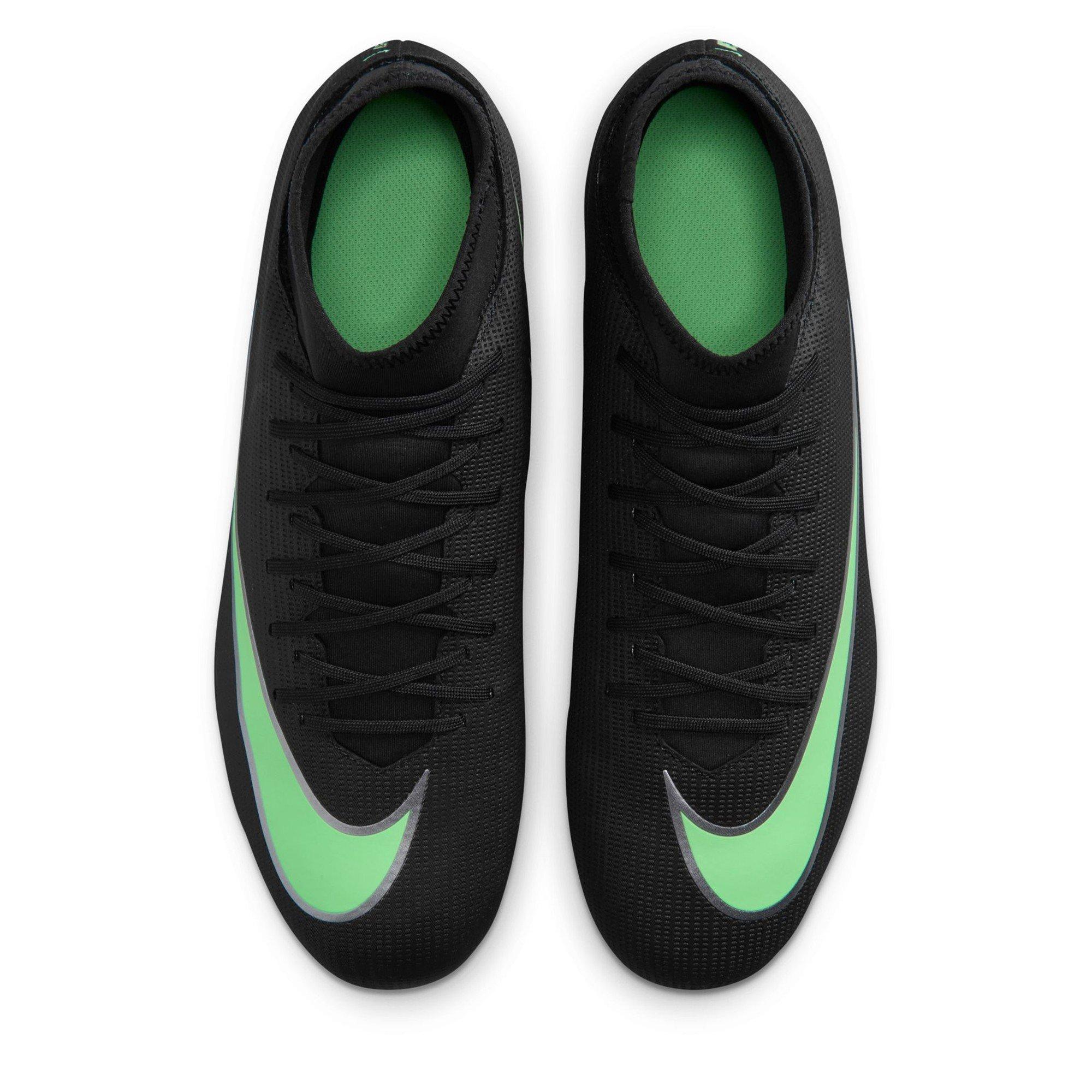 Schwarz/Grün - Nike - Men's Superfly 11 Club Firm Ground Football Boots - 6