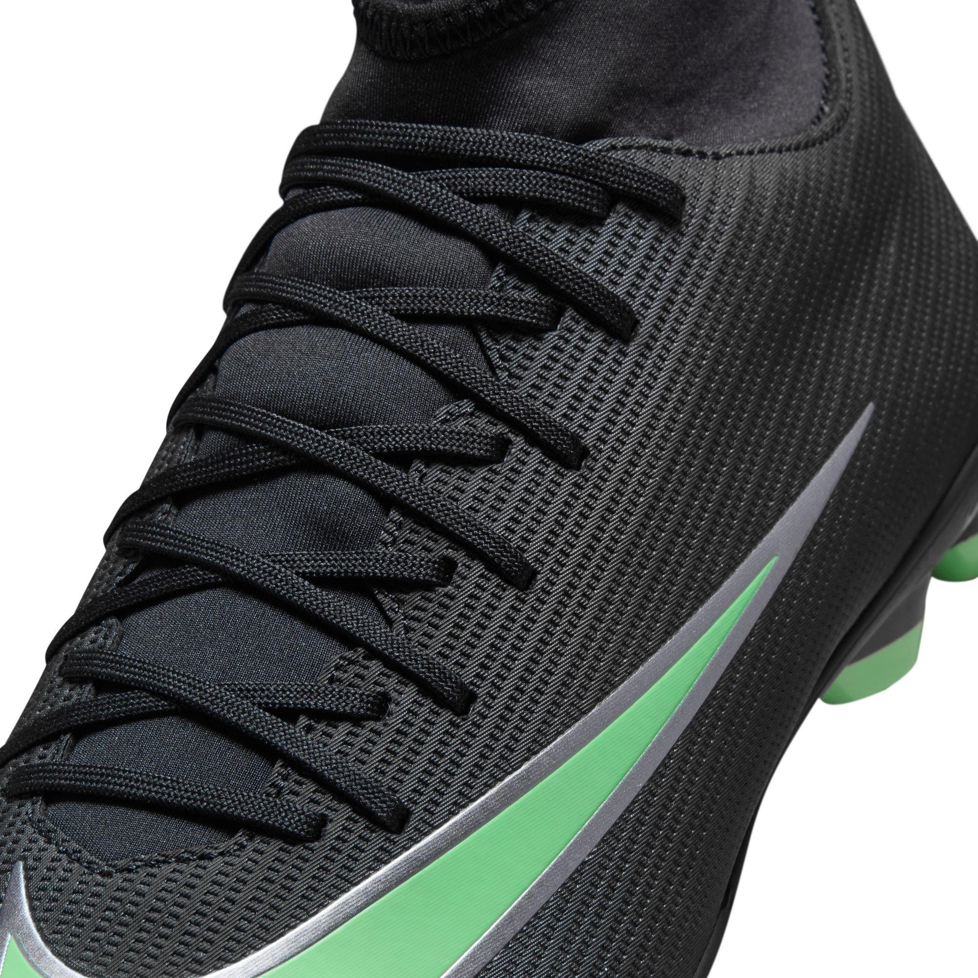 Schwarz/Grün - Nike - Men's Superfly 11 Club Firm Ground Football Boots - 8