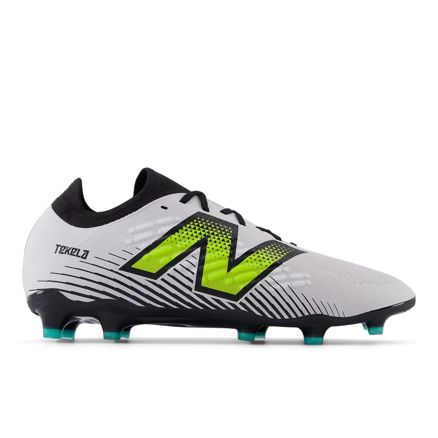 Hvid/Sort - New Balance - Tekela Magia Firm Ground Football Boots - 2