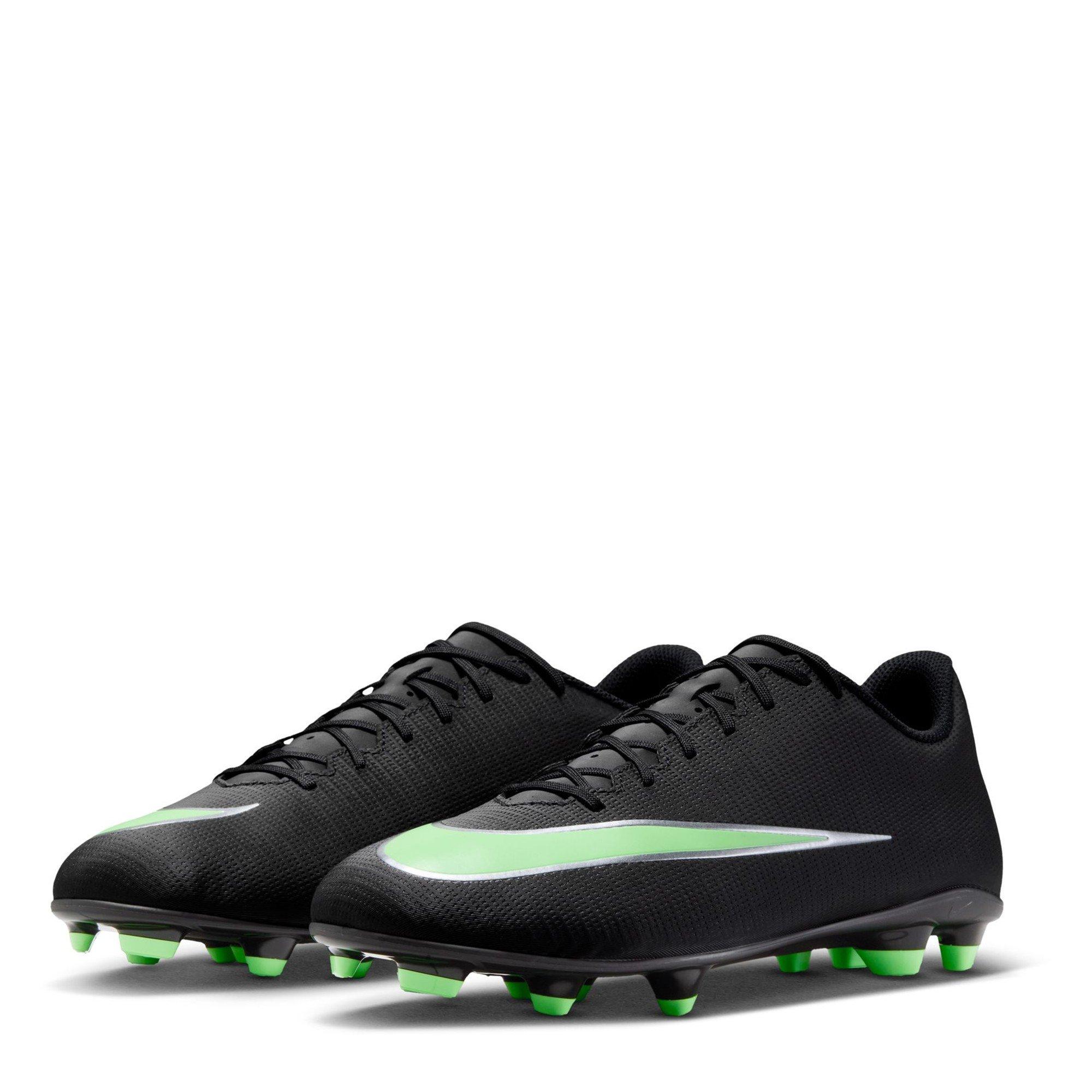 Black/Green - Nike - Men's Vapor 17 Club Firm Ground Football Boots - 4
