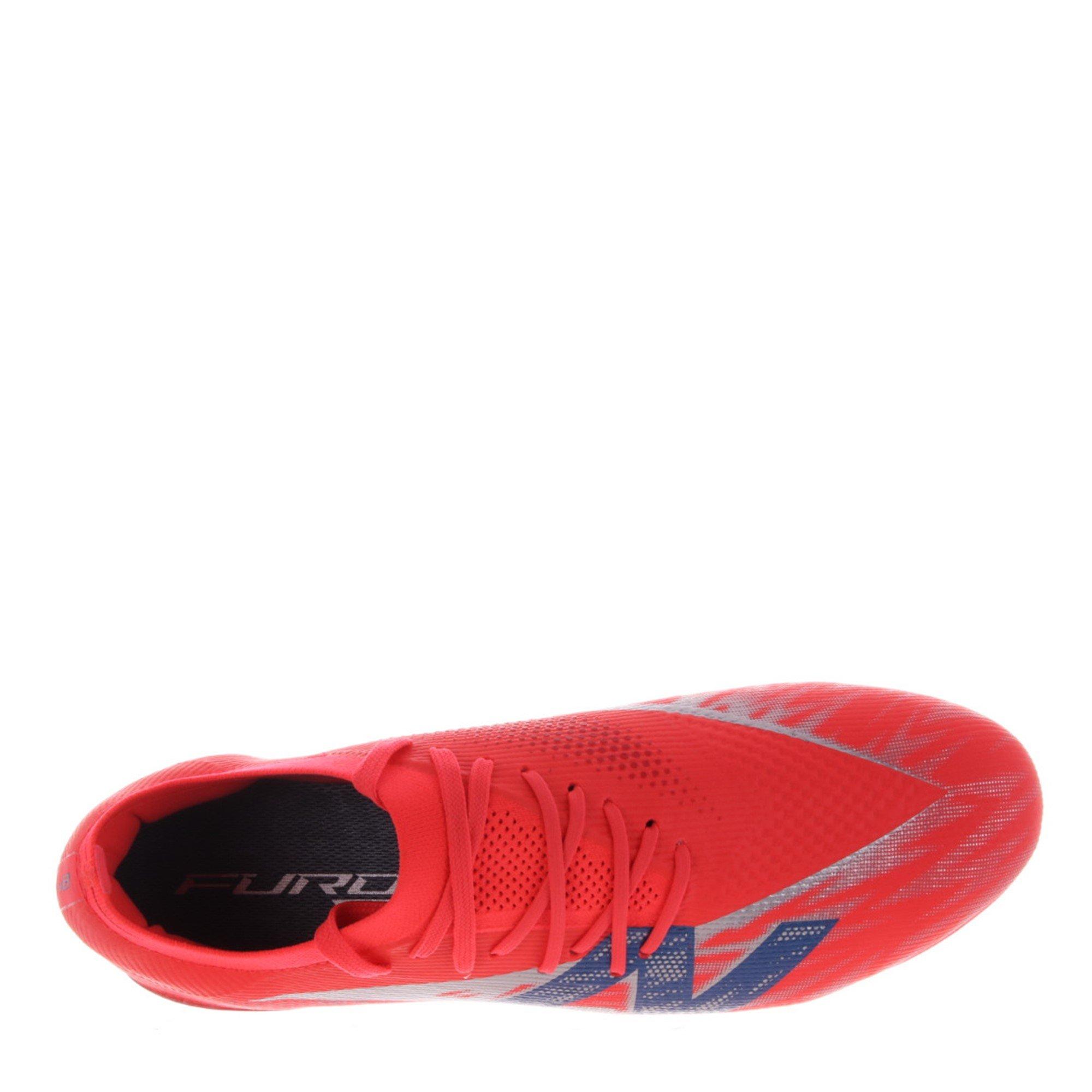 Red/Silver - New Balance - Furon Elite Mens Firm Ground Football Boots - 3