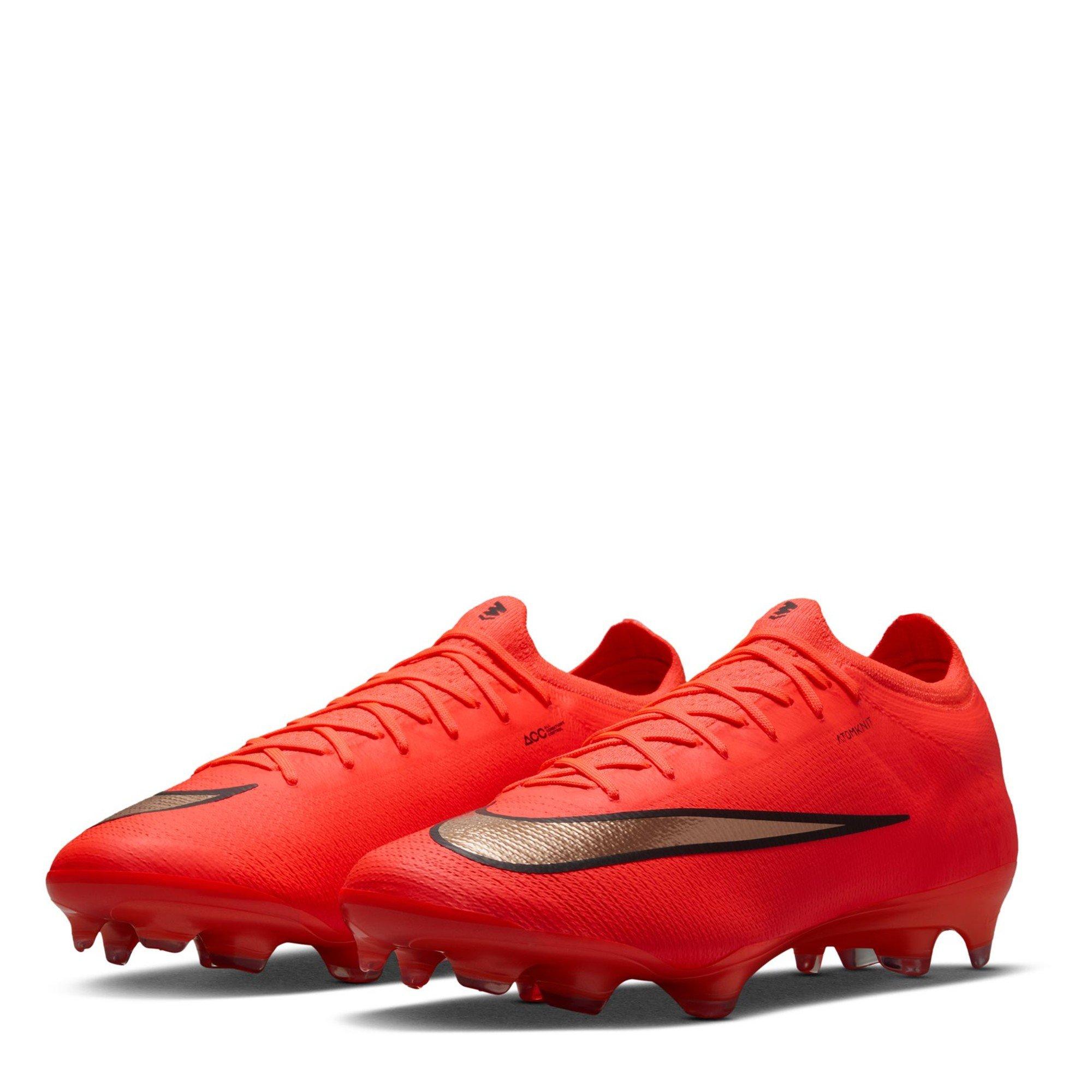 Rot/Gold - Nike - Nike Air Zoom Mercurial Vapor Elite Adults Firm Ground Football Boots - 4