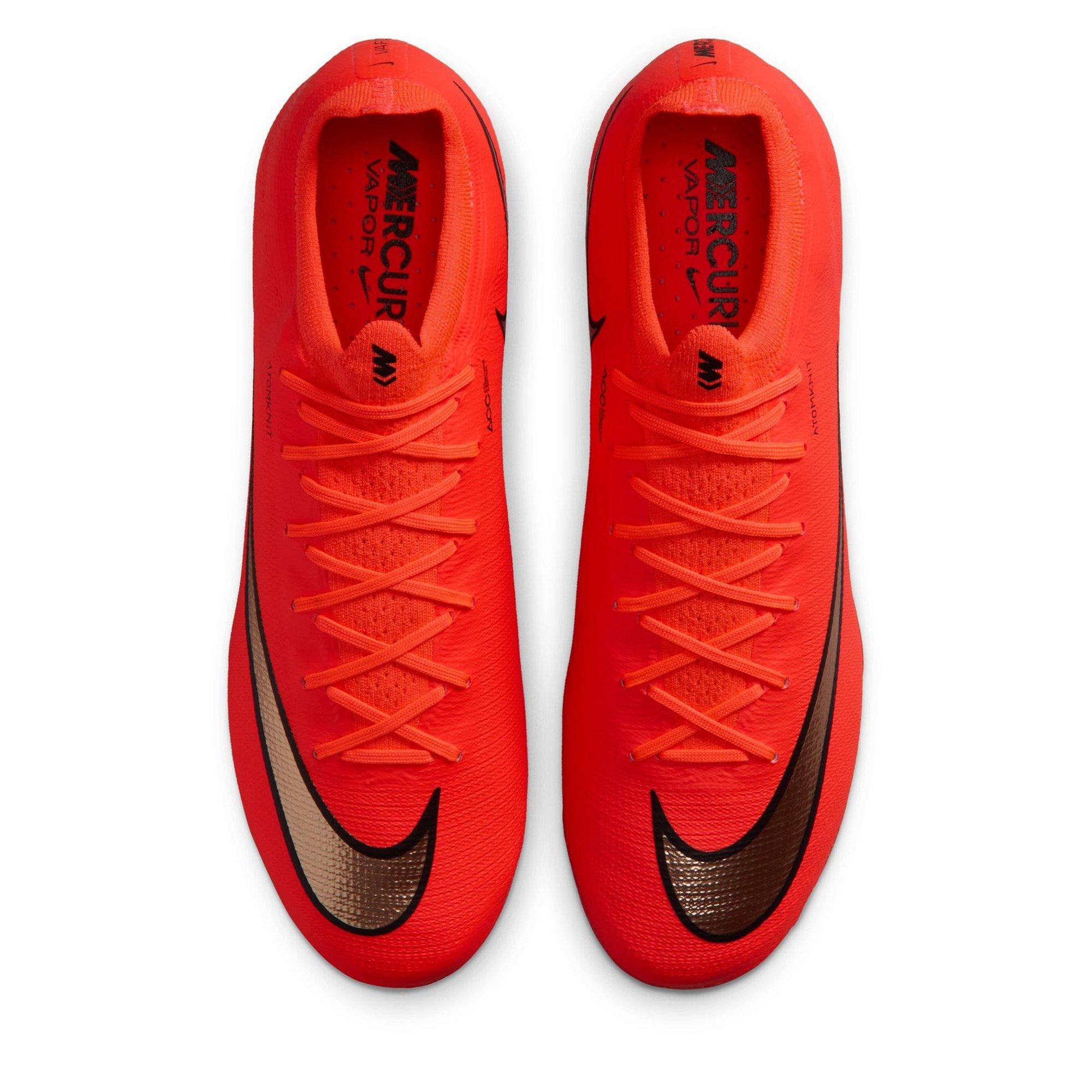 Rot/Gold - Nike - Nike Air Zoom Mercurial Vapor Elite Adults Firm Ground Football Boots - 6