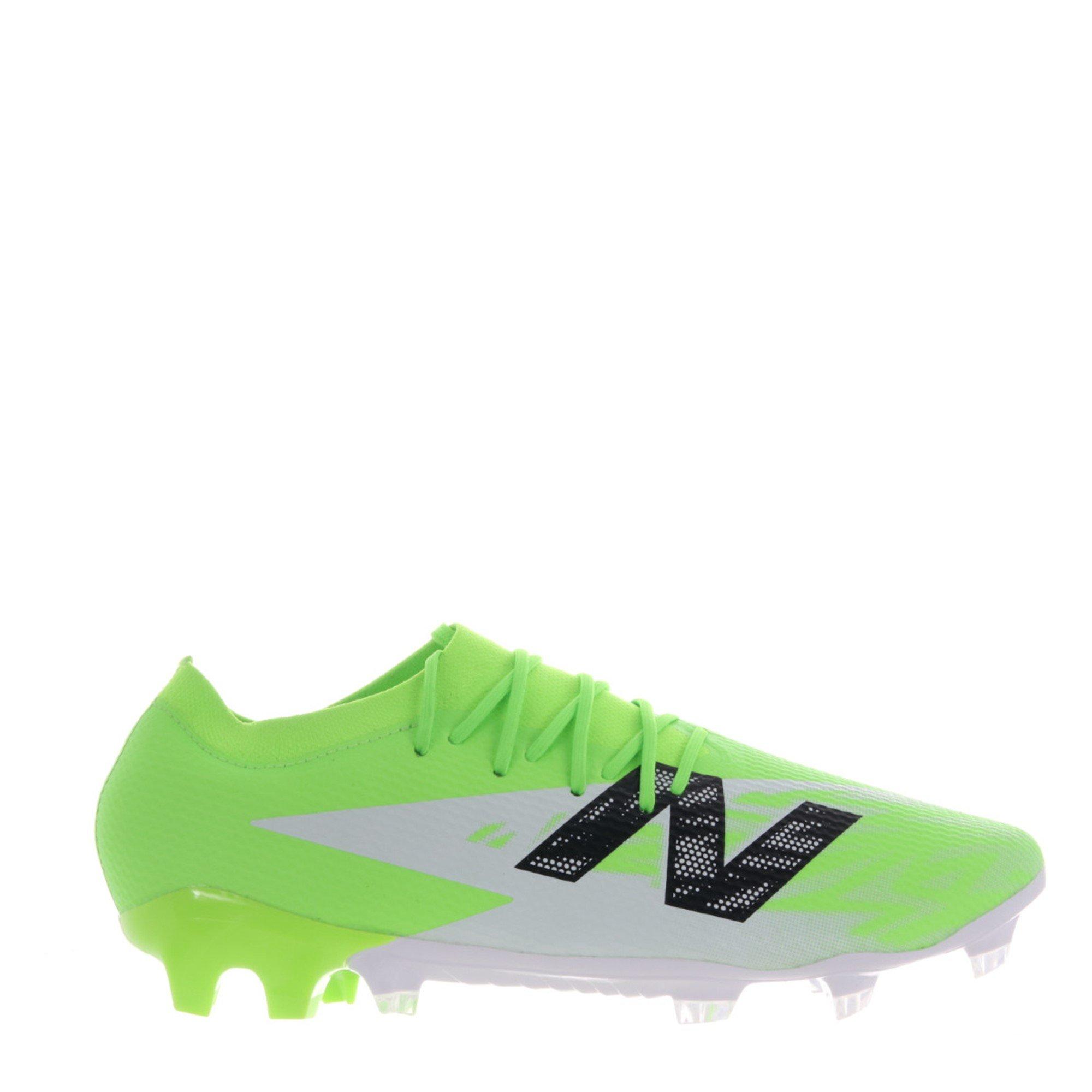 Green/White - New Balance - Furon Academy Mens Firm Ground Football Boots - 1