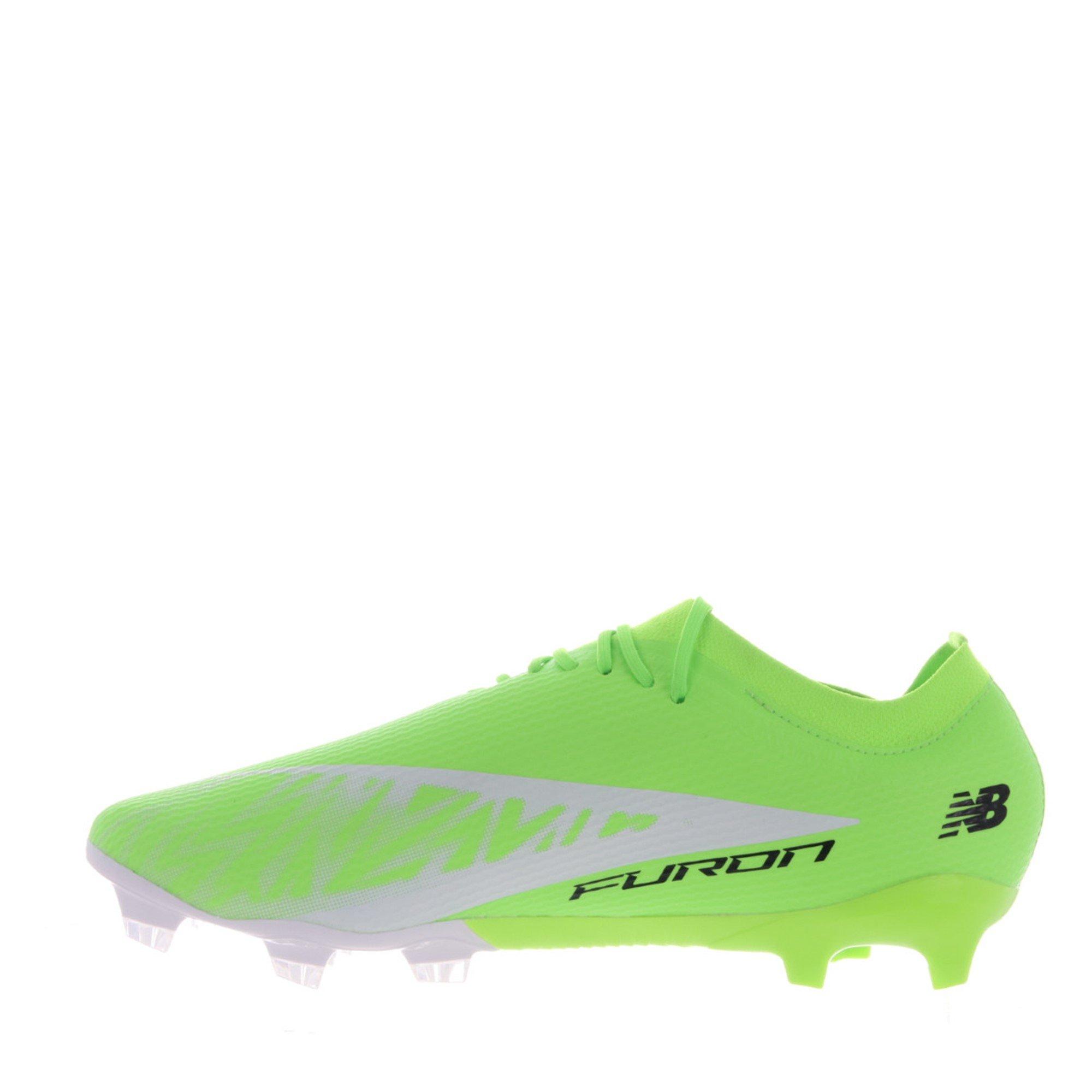 Green/White - New Balance - Furon Academy Mens Firm Ground Football Boots - 2