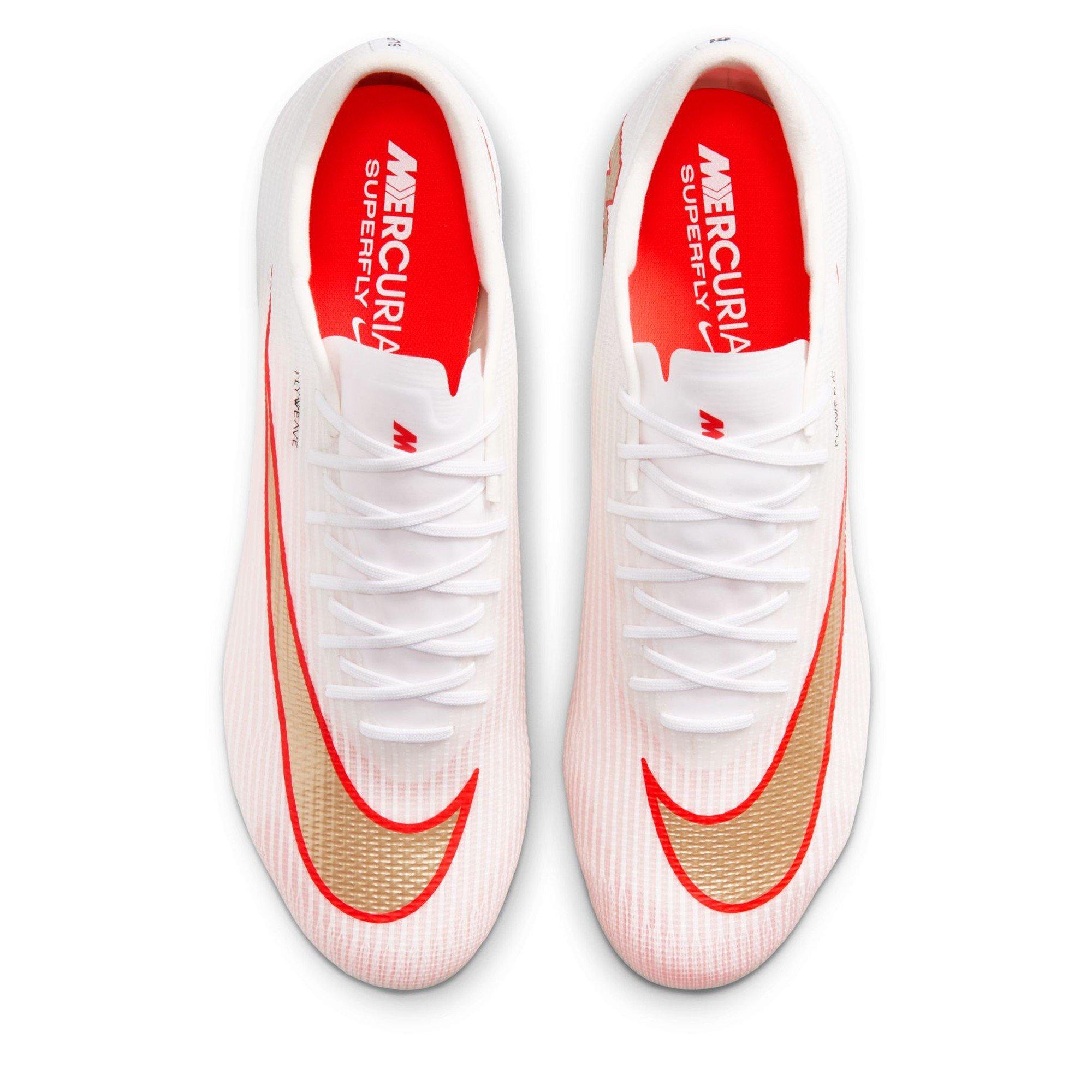 White/Red - Nike - Nike Air Zoom Mercurial Superfly XI Pro Adults Soft Ground Football Boots - 7