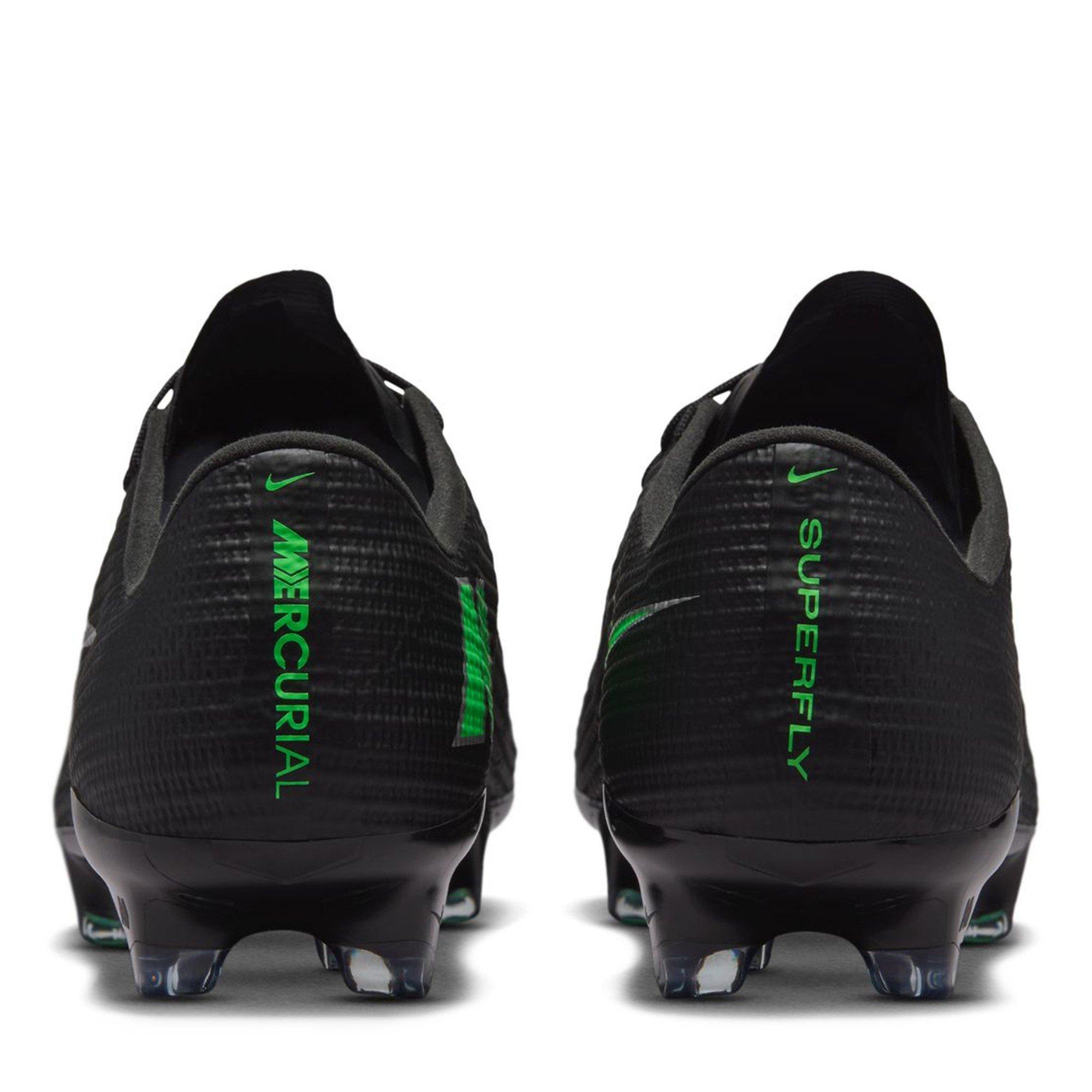 Black/Green - Nike - Nike Air Zoom Mercurial Superfly XI Pro Adults Soft Ground Football Boots - 5
