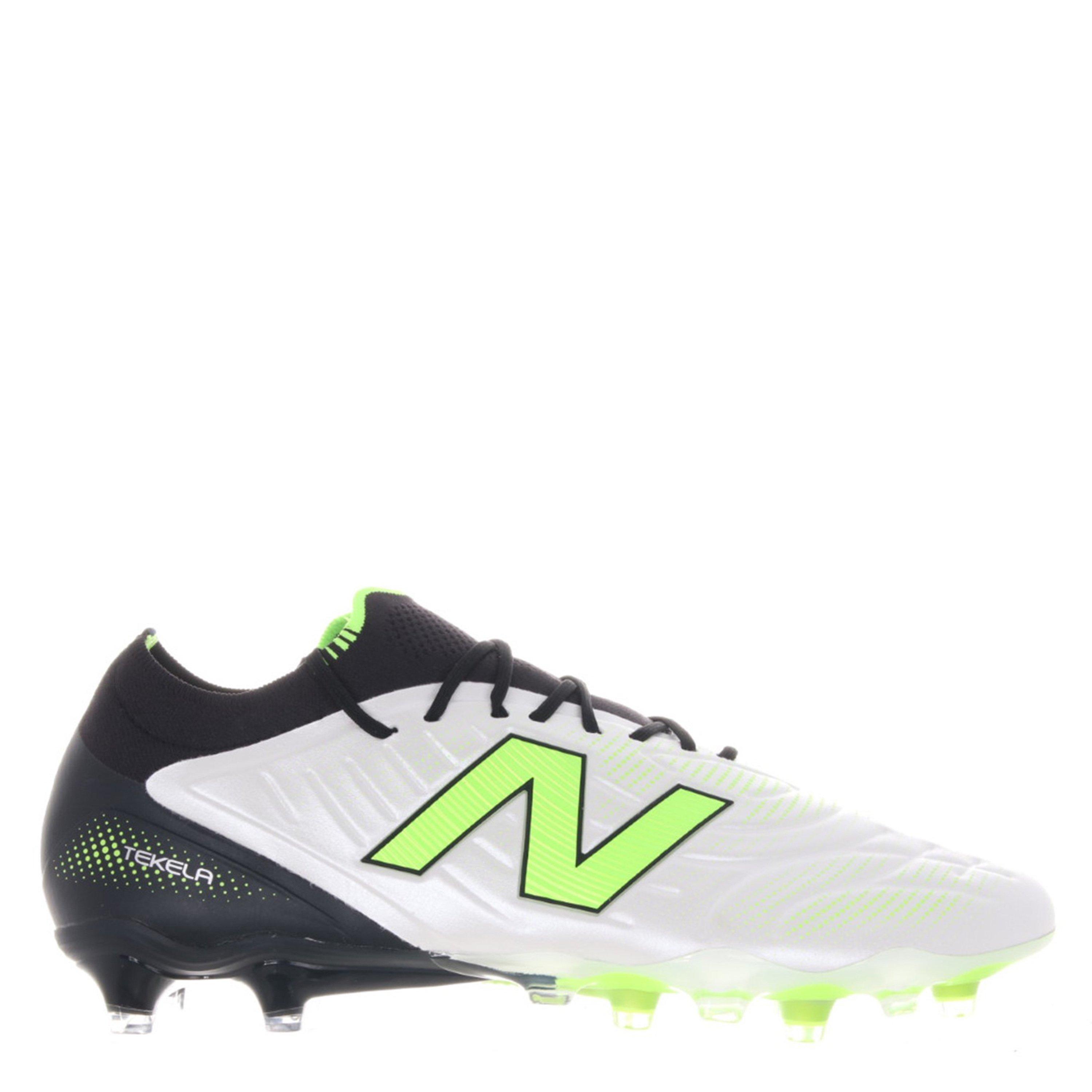 White/Green - New Balance - Tekela Elite Mens Firm Ground Football Boots - 1