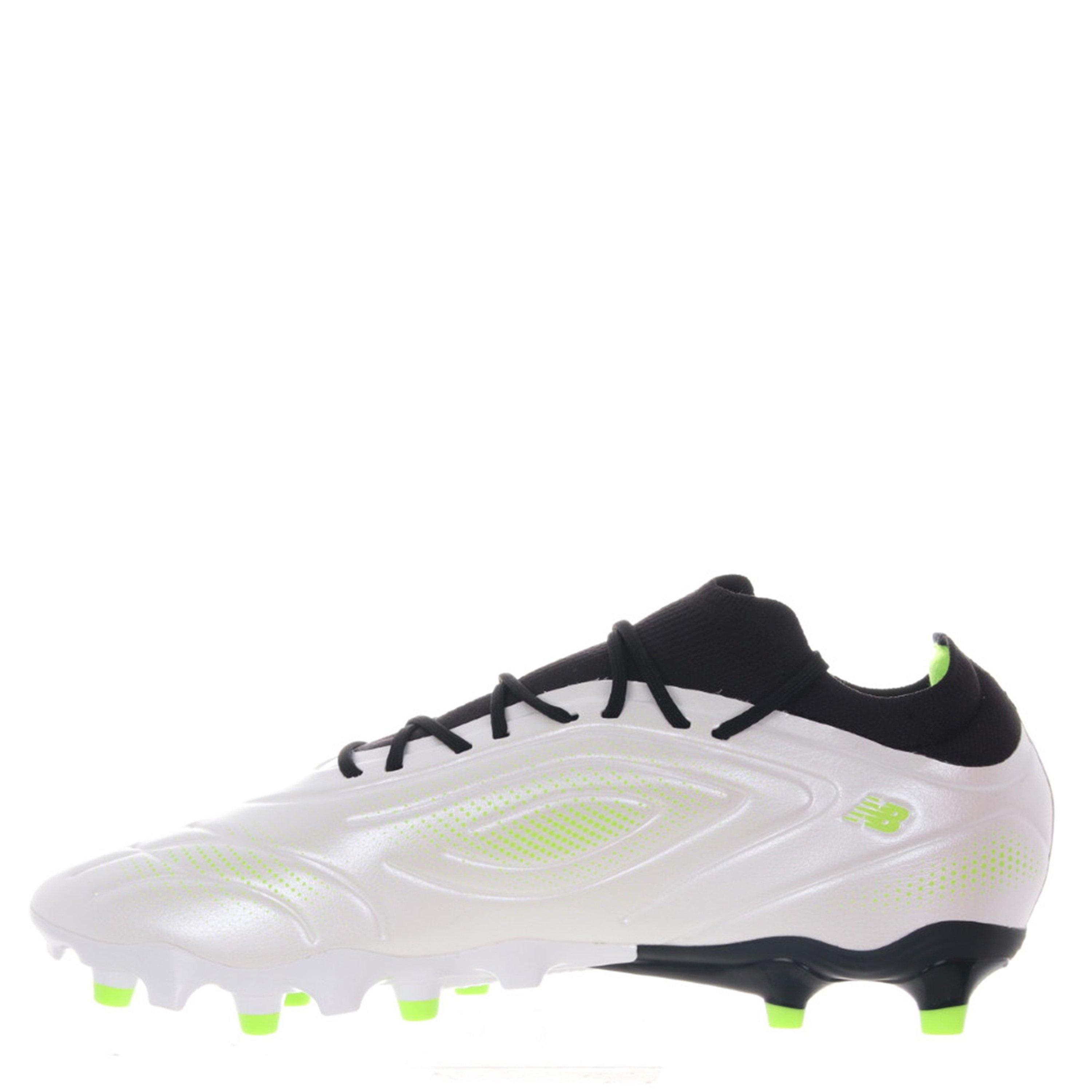 White/Green - New Balance - Tekela Academy Mens Firm Ground Football Boots - 2