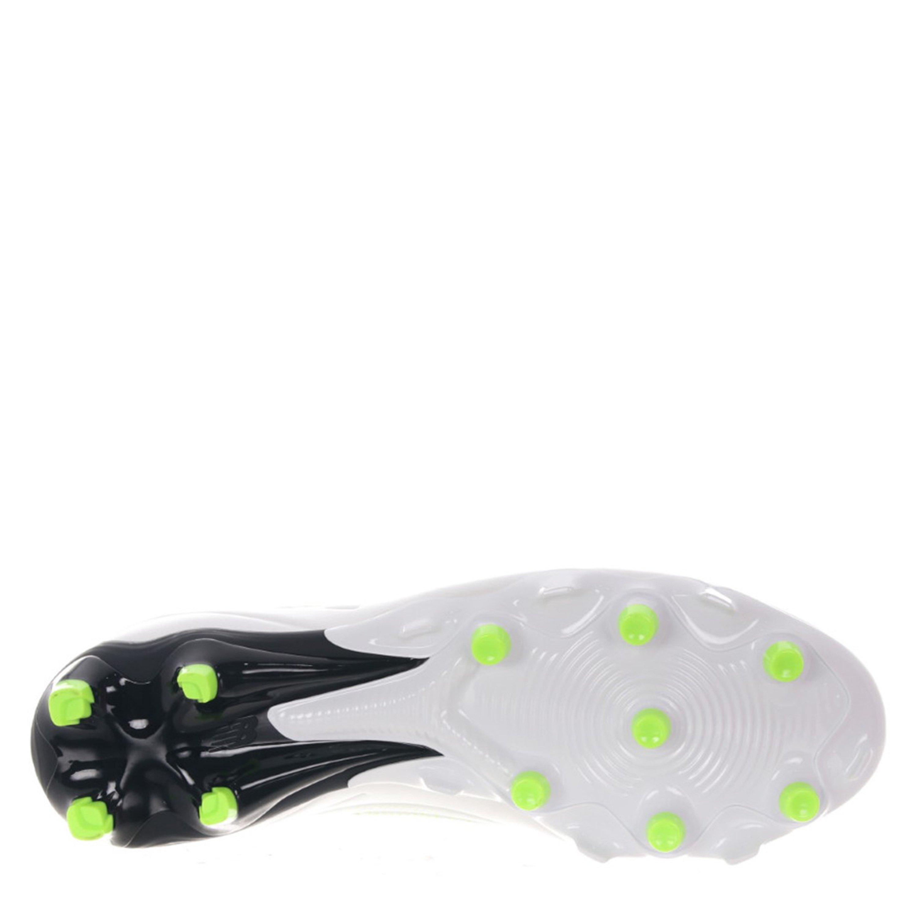 White/Green - New Balance - Tekela Academy Mens Firm Ground Football Boots - 5