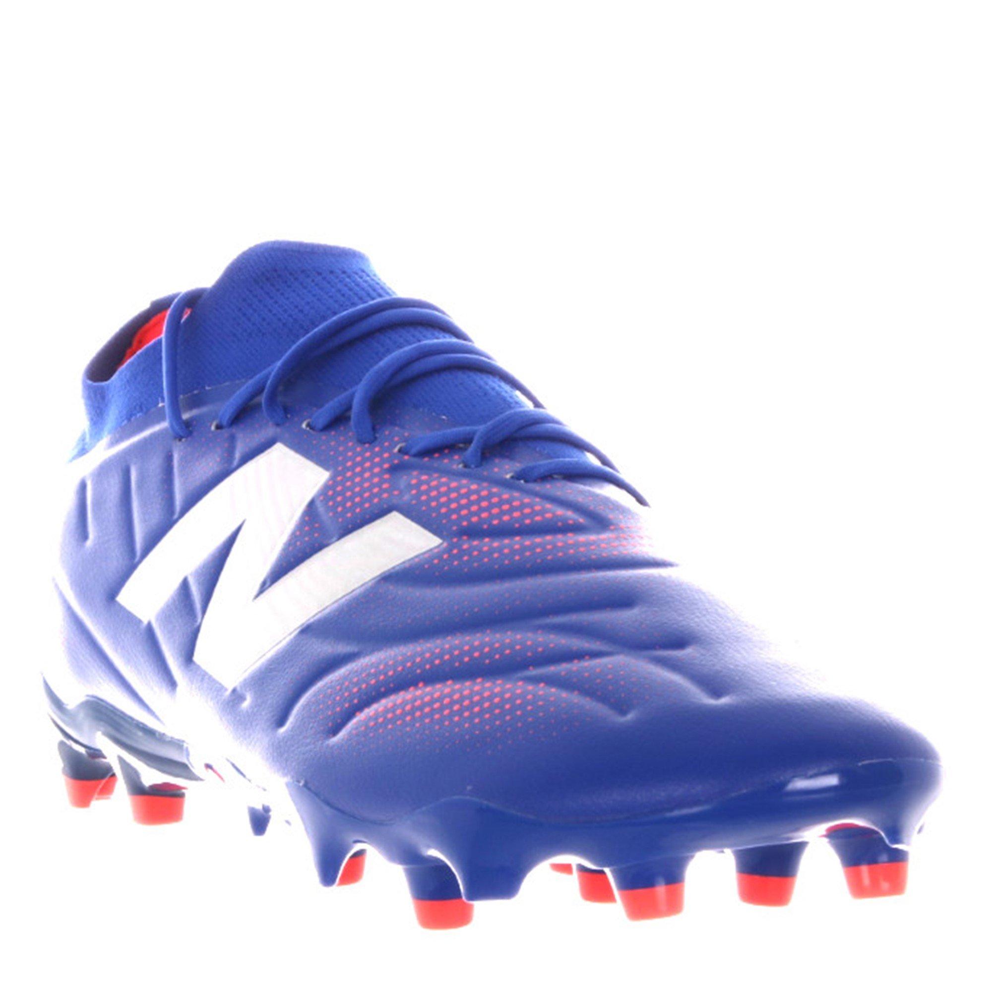 Blue/Red - New Balance - Tekela Academy Mens Firm Ground Football Boots - 4