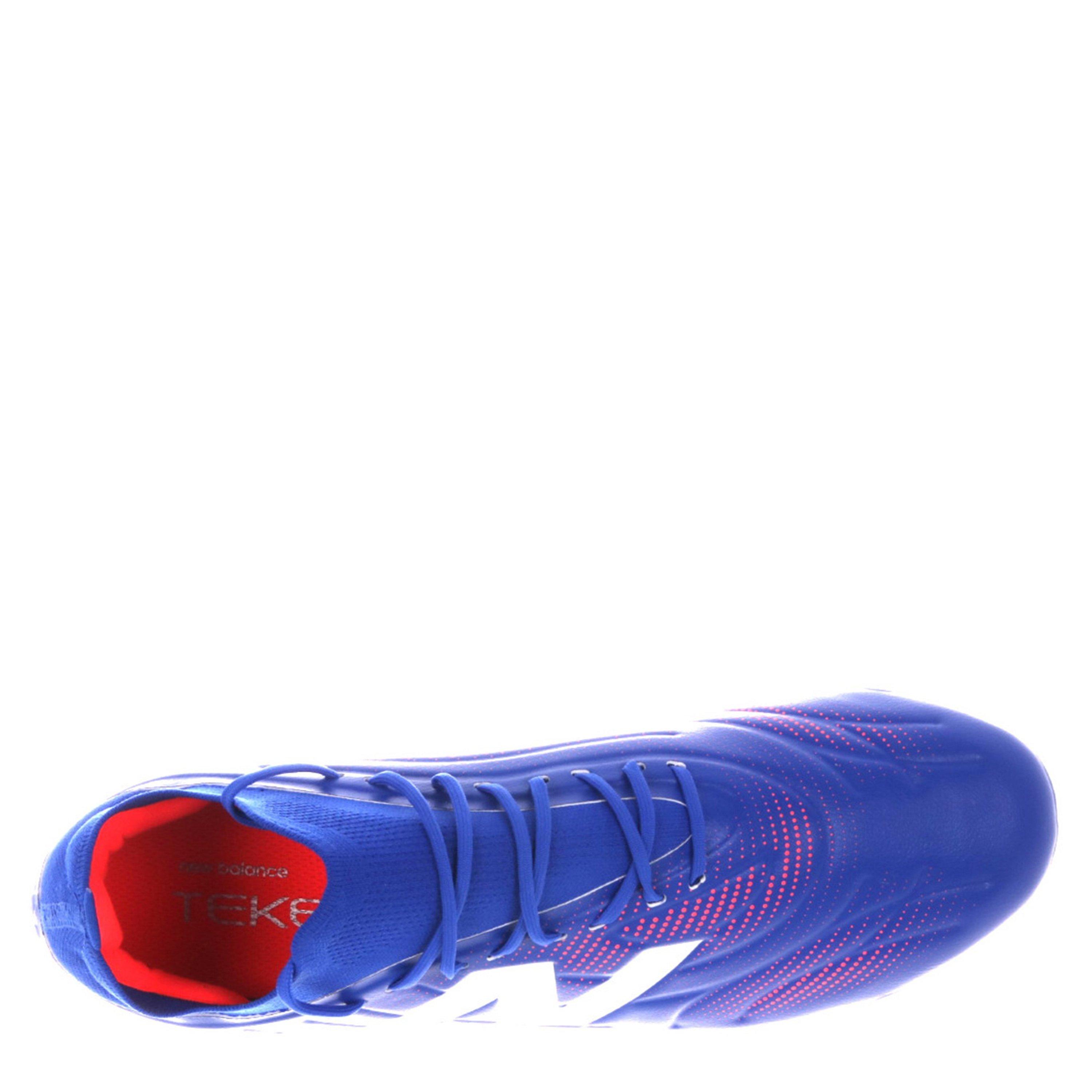 Blau/Rot - New Balance - Tekela Academy Mens Firm Ground Football Boots - 6