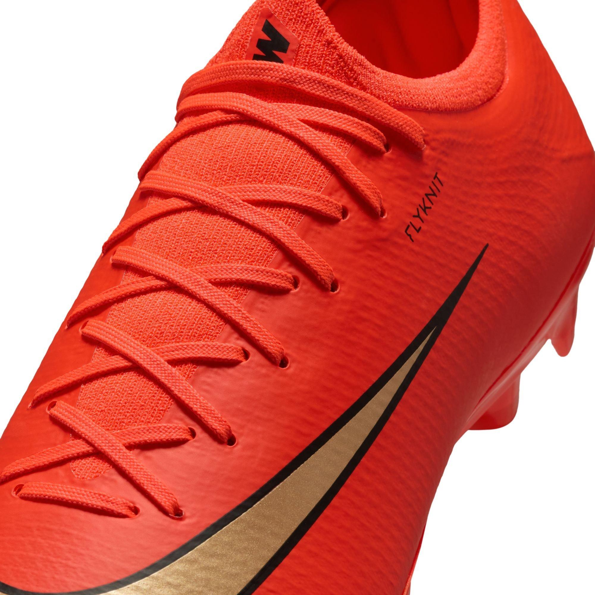 Red/Gold - Nike - Nike Air Zoom Mercurial Vapor Pro Adults Firm Ground Football Boots - 8