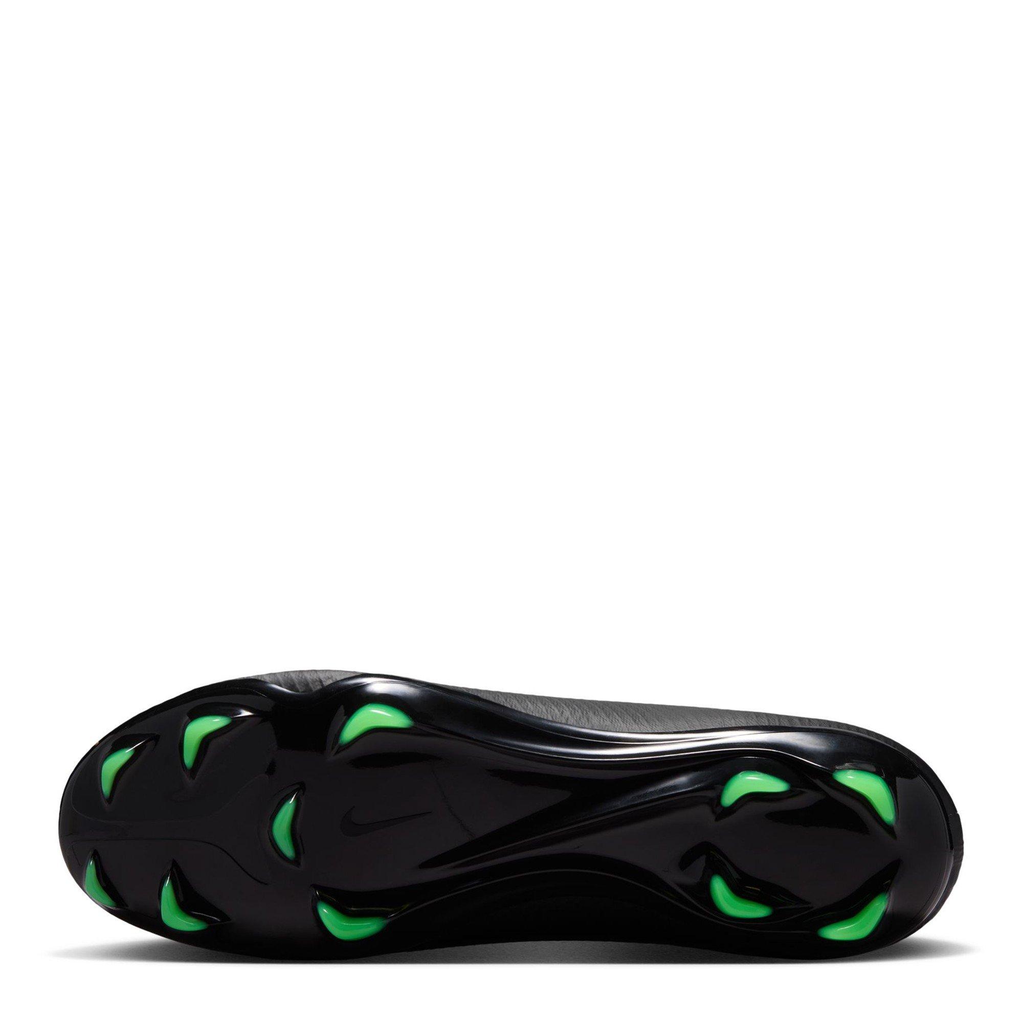 Black/Green - Nike - Nike Air Zoom Mercurial Vapor Pro Adults Firm Ground Football Boots - 3