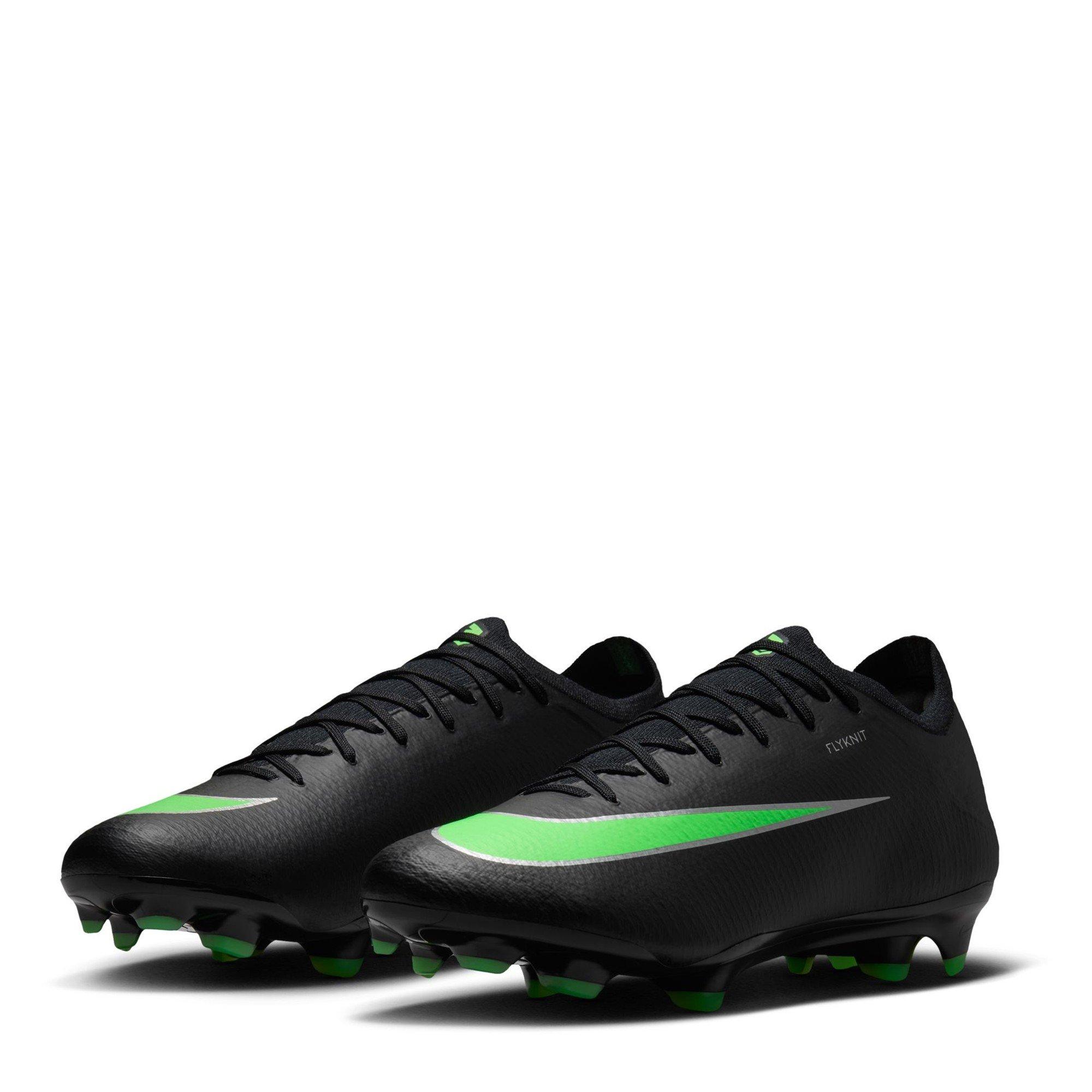 Black/Green - Nike - Nike Air Zoom Mercurial Vapor Pro Adults Firm Ground Football Boots - 4