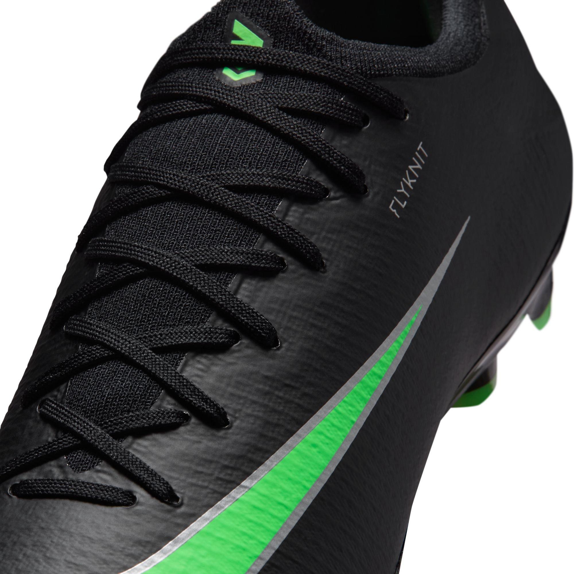 Black/Green - Nike - Nike Air Zoom Mercurial Vapor Pro Adults Firm Ground Football Boots - 7