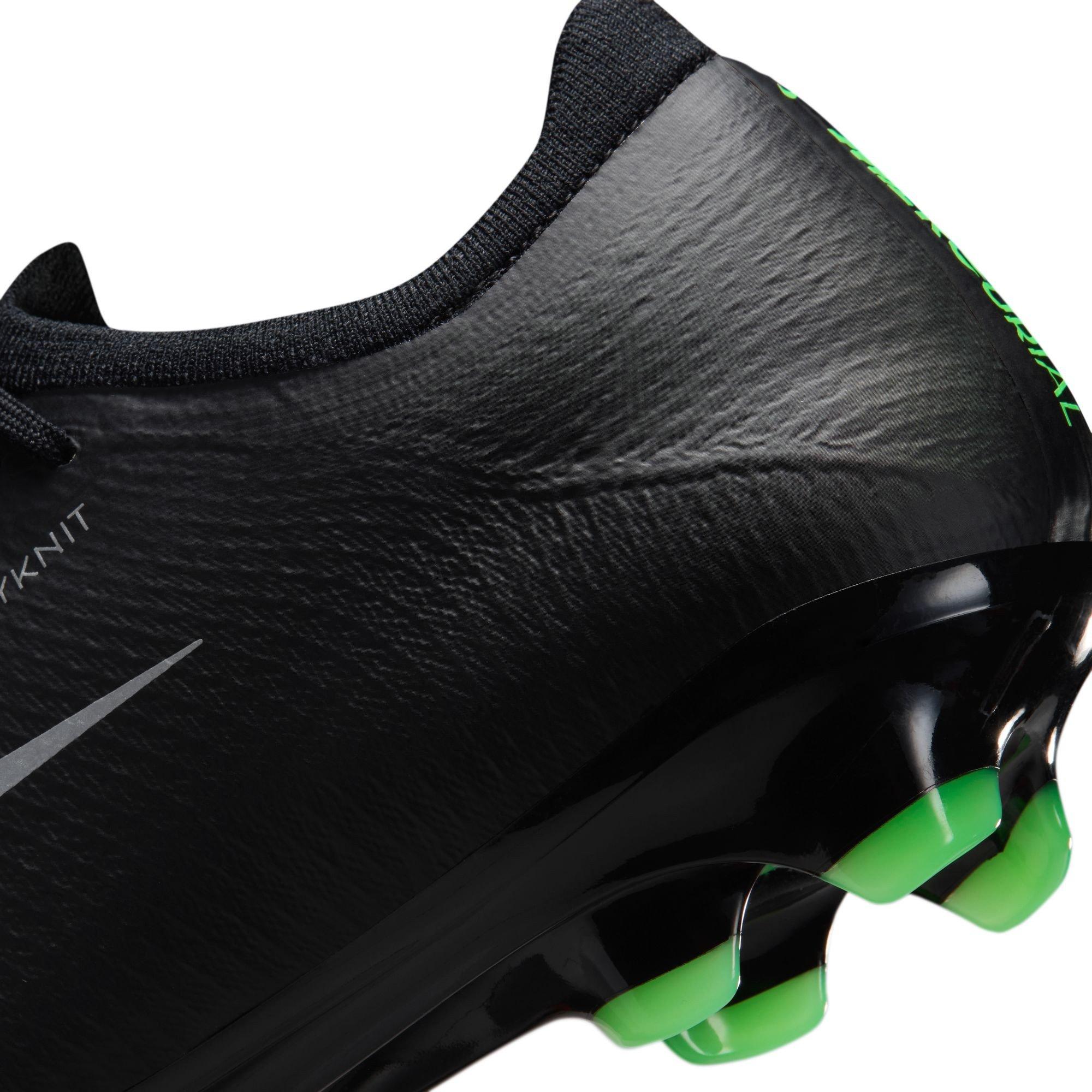 Black/Green - Nike - Nike Air Zoom Mercurial Vapor Pro Adults Firm Ground Football Boots - 8