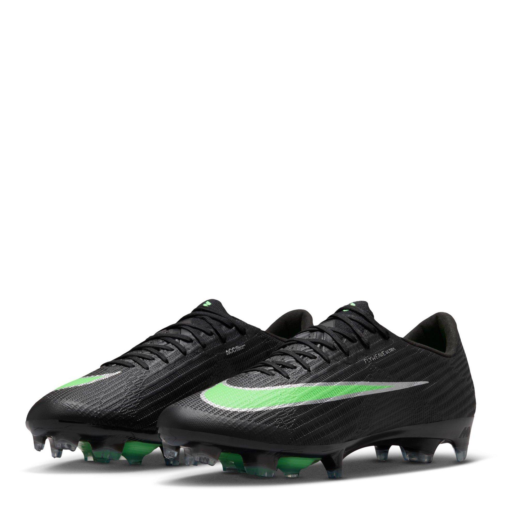 Black/Green - Nike - Nike Air Zoom Mercurial Superfly XI Elite Adults Firm Ground Football Boots - 4