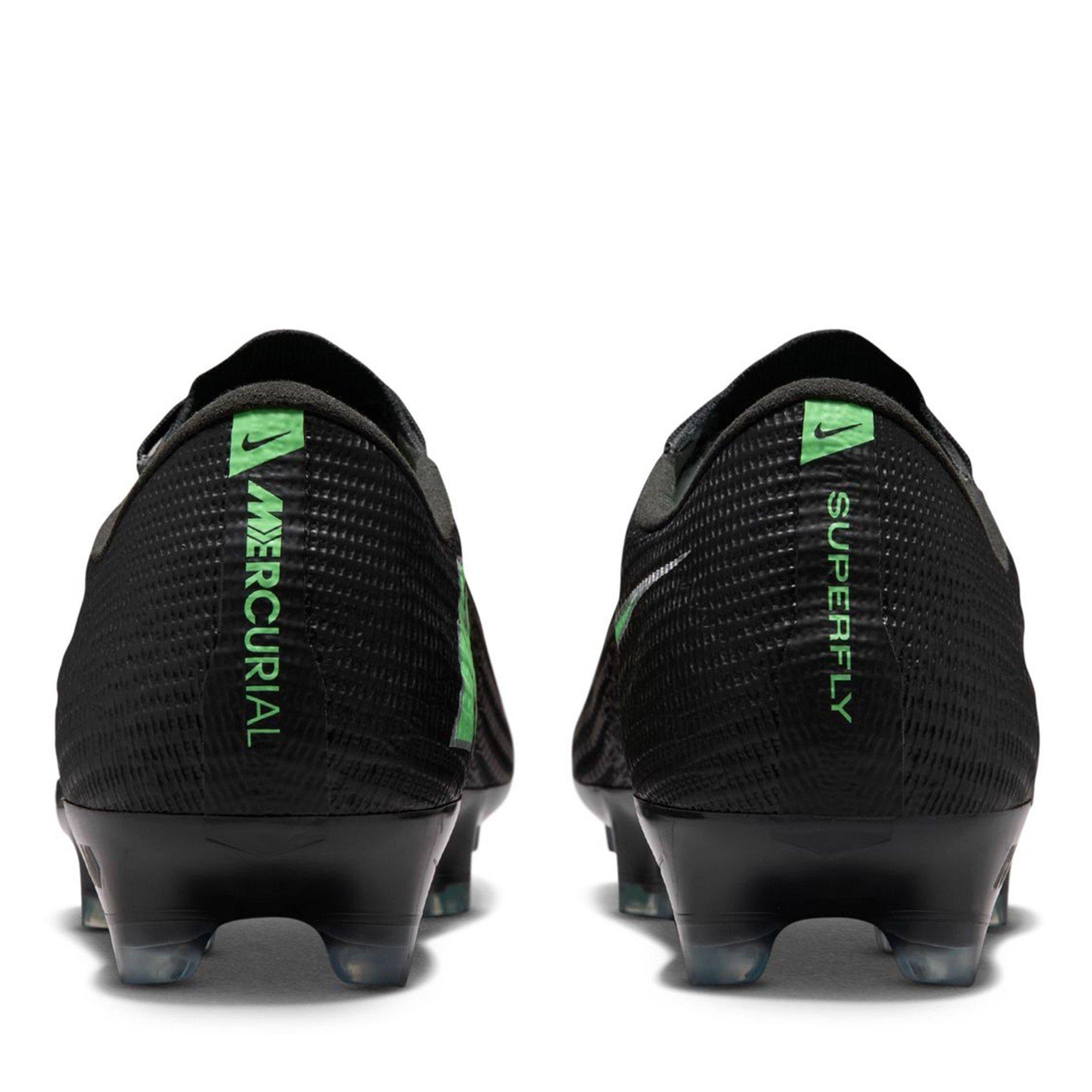 Black/Green - Nike - Nike Air Zoom Mercurial Superfly XI Elite Adults Firm Ground Football Boots - 5