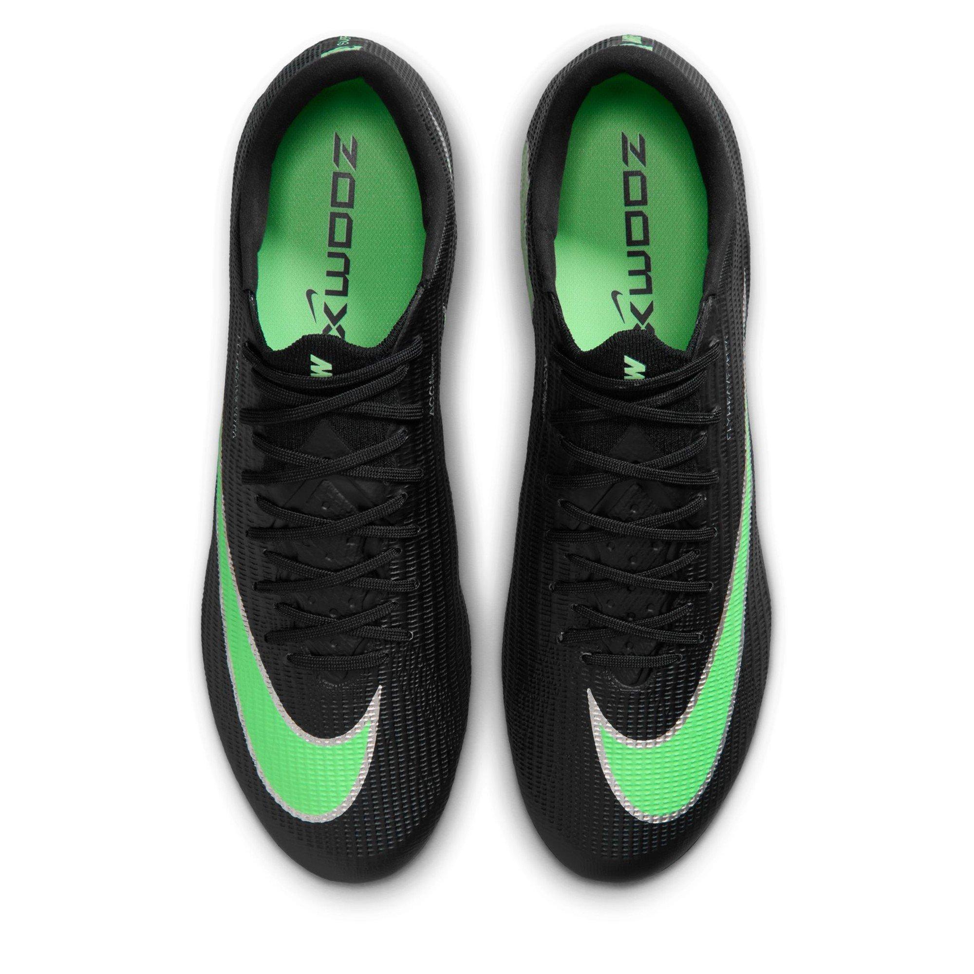 Black/Green - Nike - Nike Air Zoom Mercurial Superfly XI Elite Adults Firm Ground Football Boots - 6