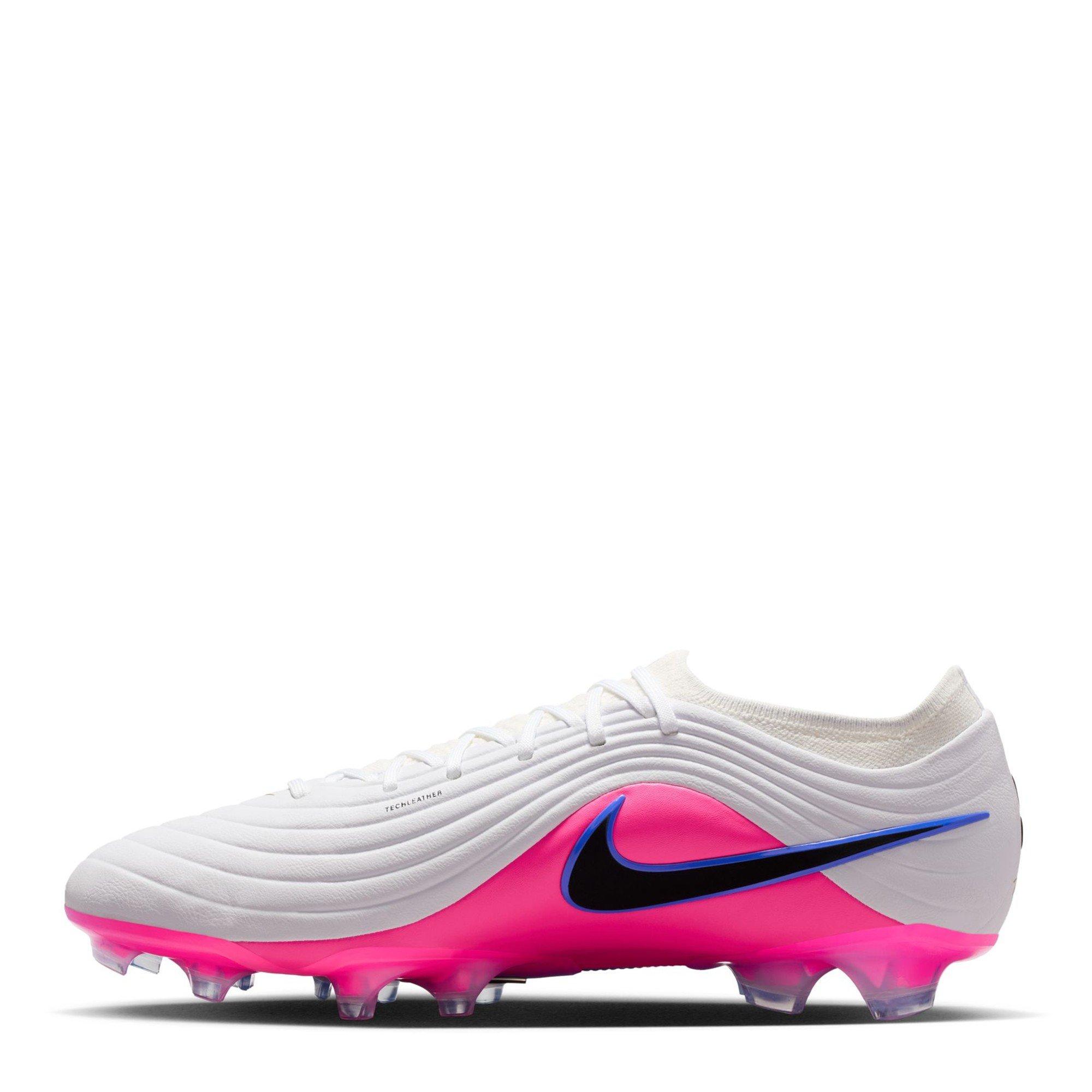 Wht/Bk-Blu-Pink - Nike - Tiempo Maestro Elite FG Boots - 2