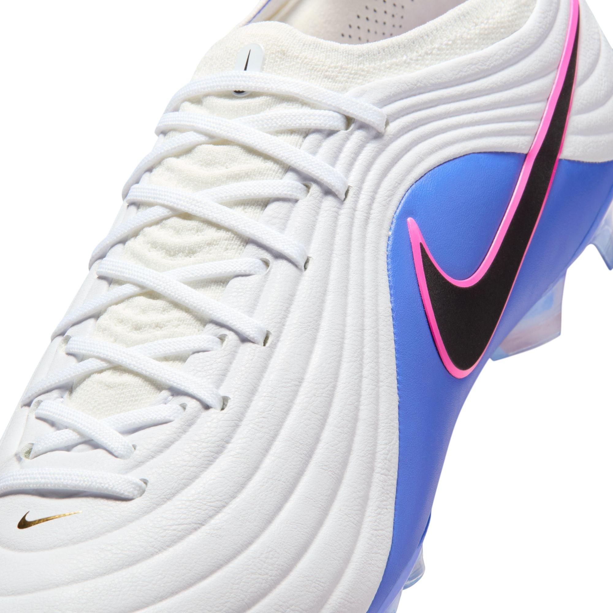 Wht/Bk-Blu-Pink - Nike - Tiempo Maestro Elite FG Boots - 7