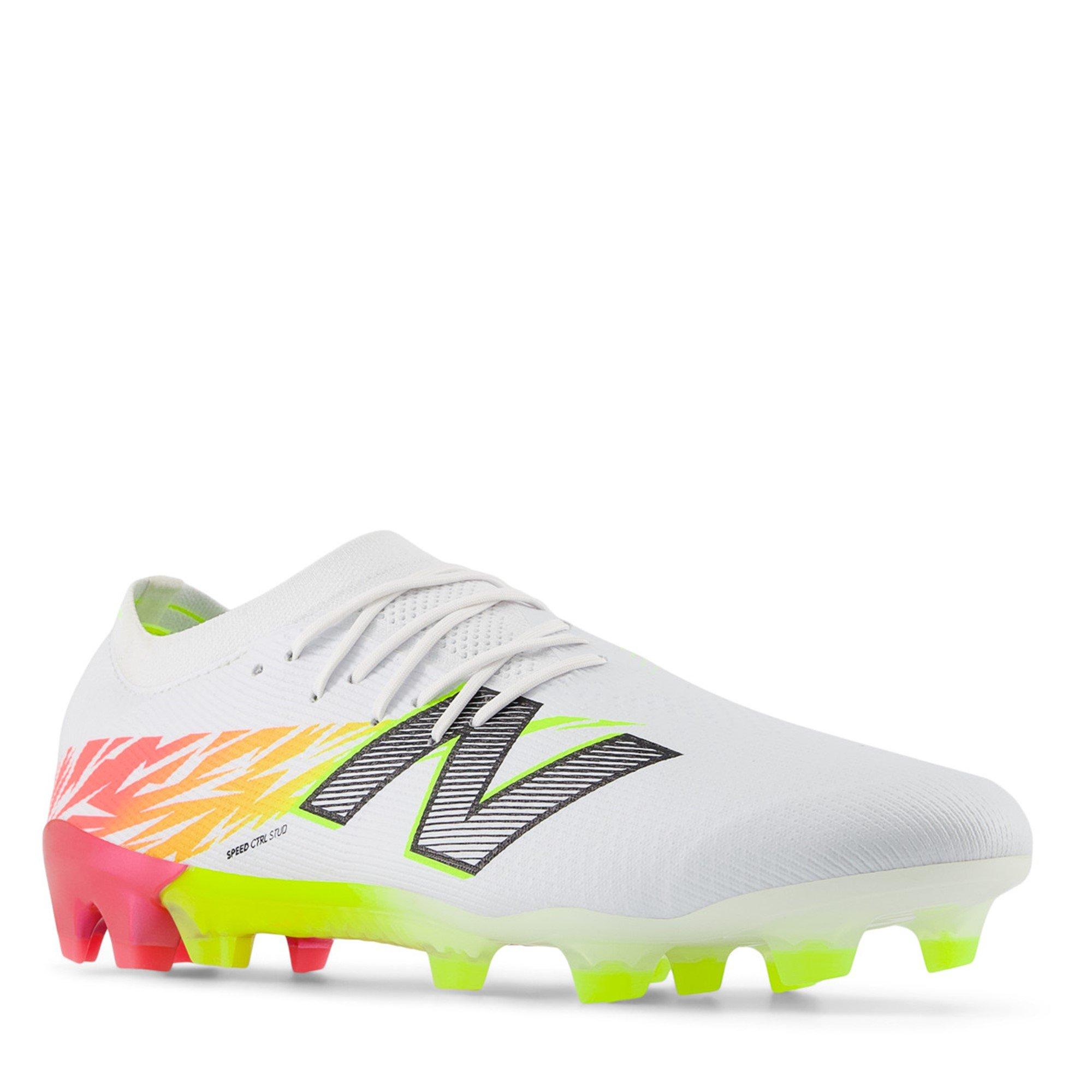 Wit/ Oranje - New Balance - Furon V8 Pro Firm Ground Football Boots - 7