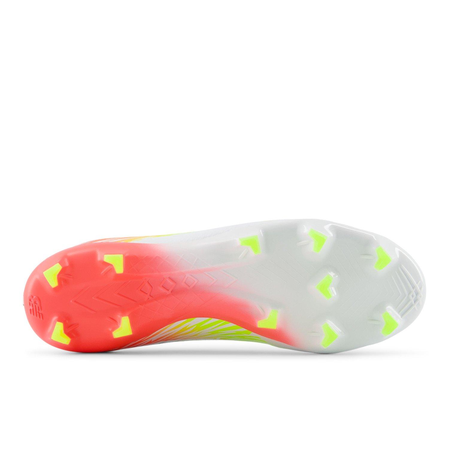 White/ Orange - New Balance - Furon V8 Firm Ground Football Boots - 5