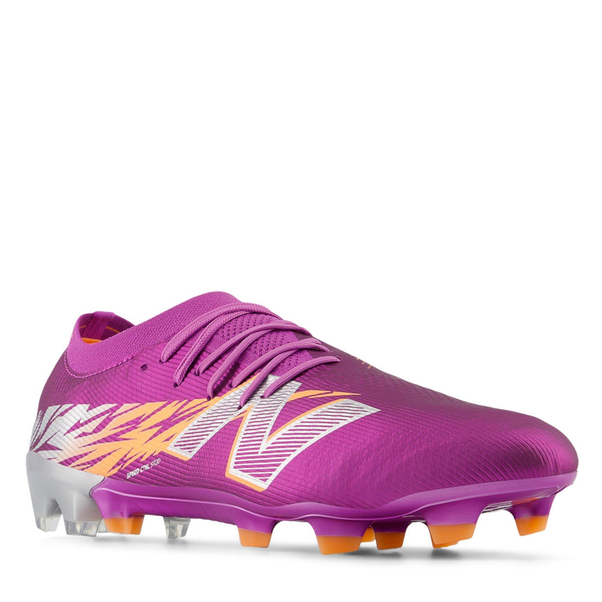 Purple/Orange - New Balance - Furon V8 Elite Adults Firm Ground Football Boots - 7