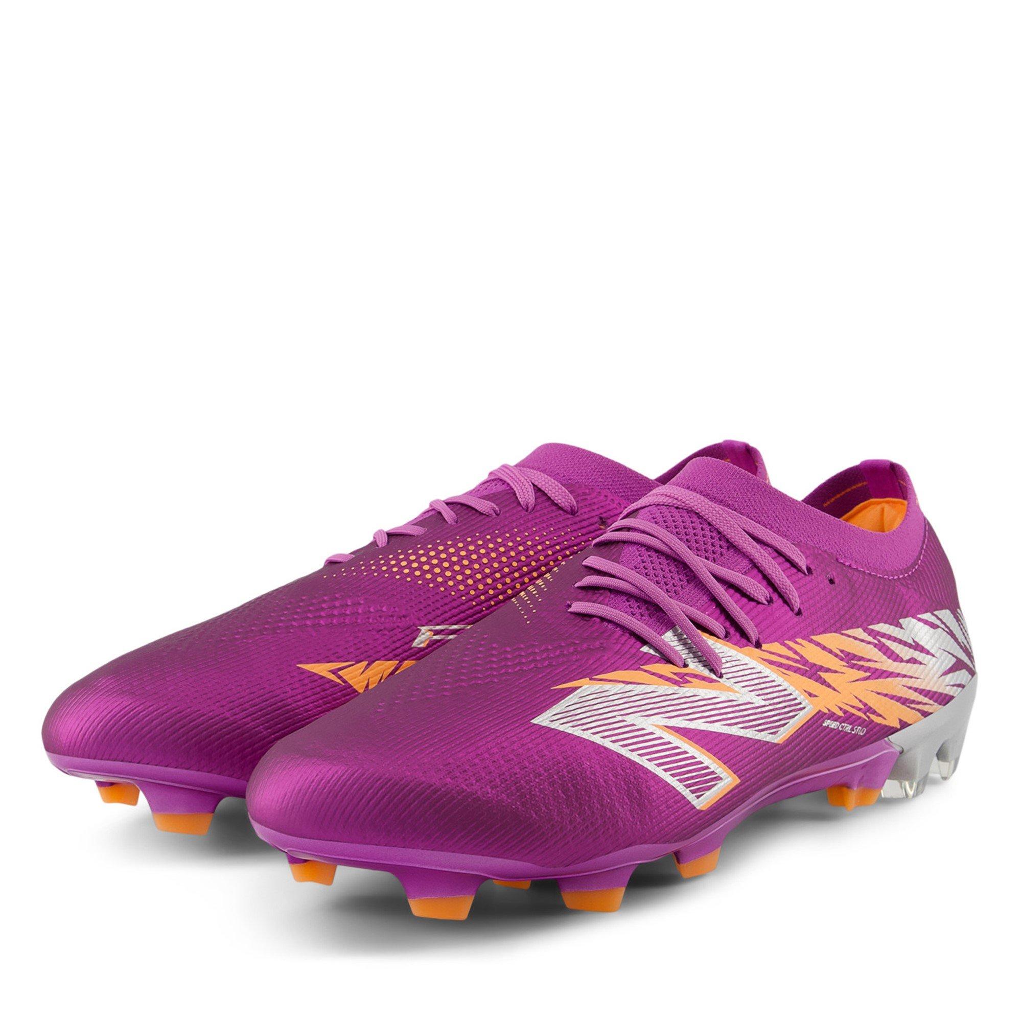 Purple/Orange - New Balance - Furon V8 Elite Adults Firm Ground Football Boots - 8