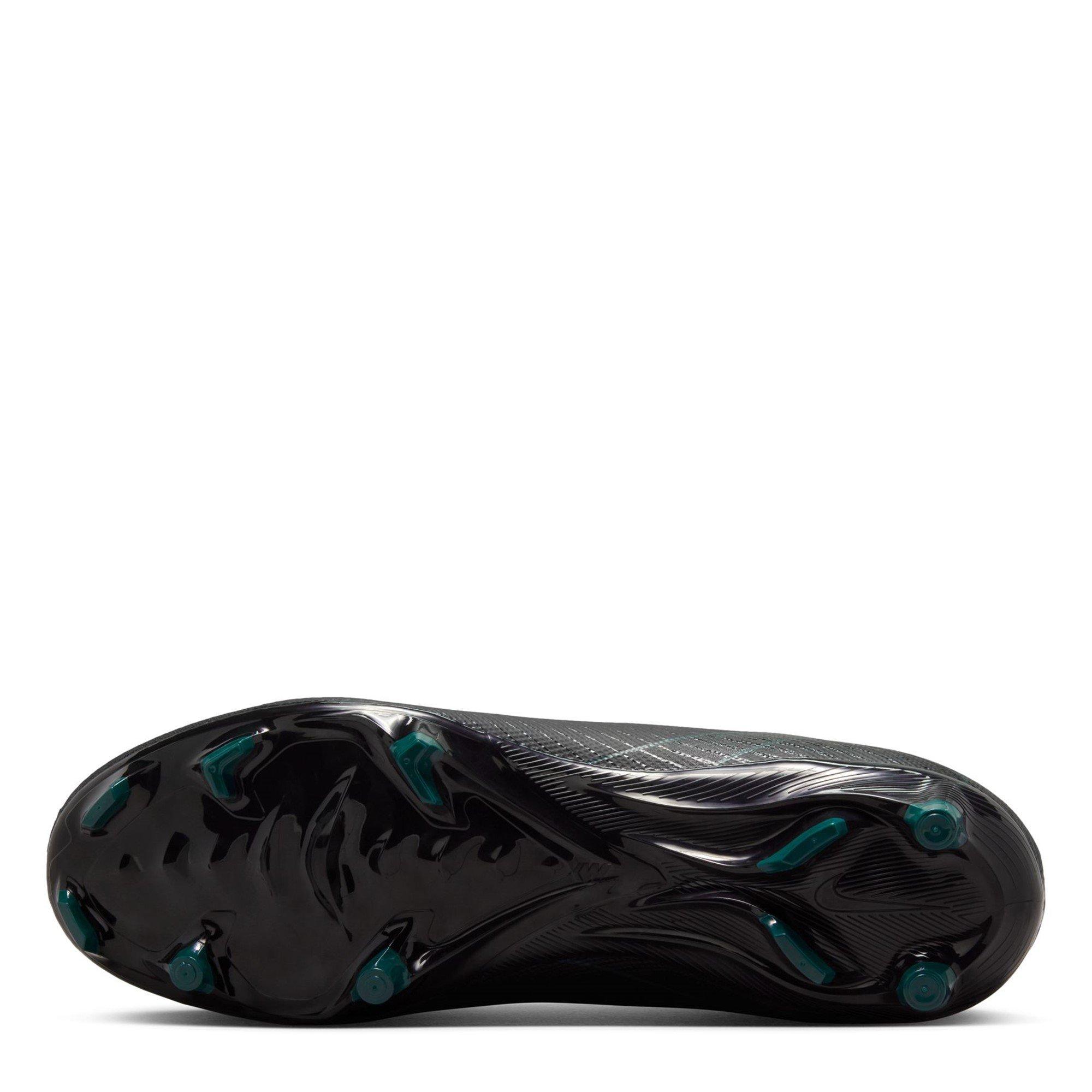 Black/Green - Nike - Zoom Mercurial Superfly 10 Academy Adults Firm Ground Football Boots - 3