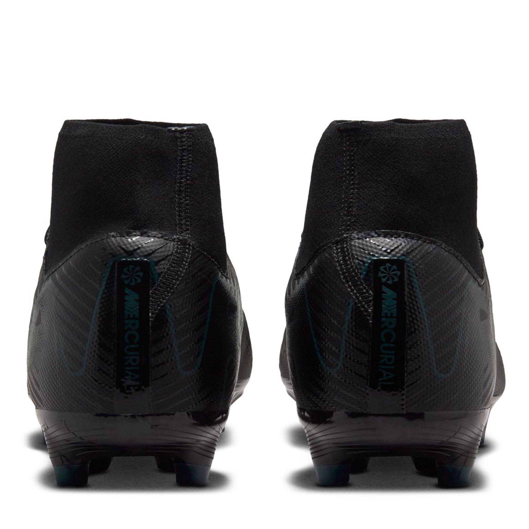 Black/Green - Nike - Zoom Mercurial Superfly 10 Academy Adults Firm Ground Football Boots - 5