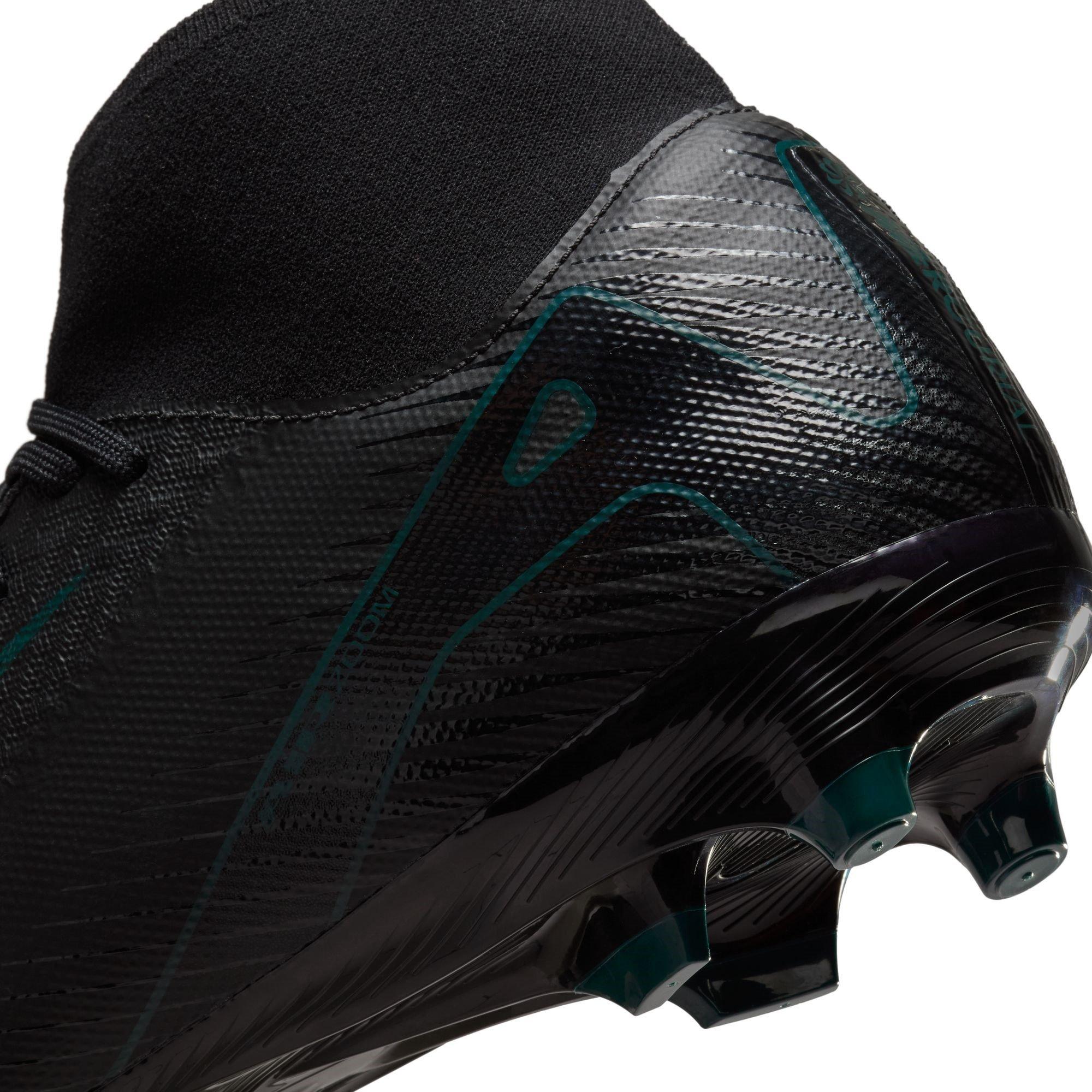 Black/Green - Nike - Zoom Mercurial Superfly 10 Academy Adults Firm Ground Football Boots - 9