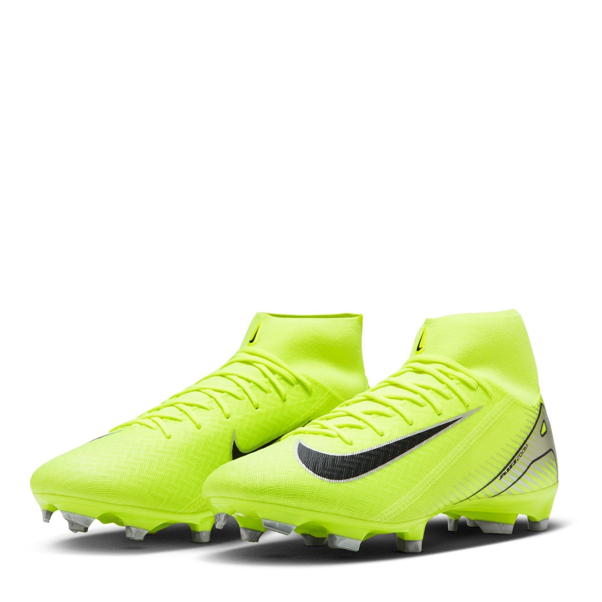Volt/Zwart - Nike - Zoom Mercurial Superfly 10 Academy Adults Firm Ground Football Boots - 4