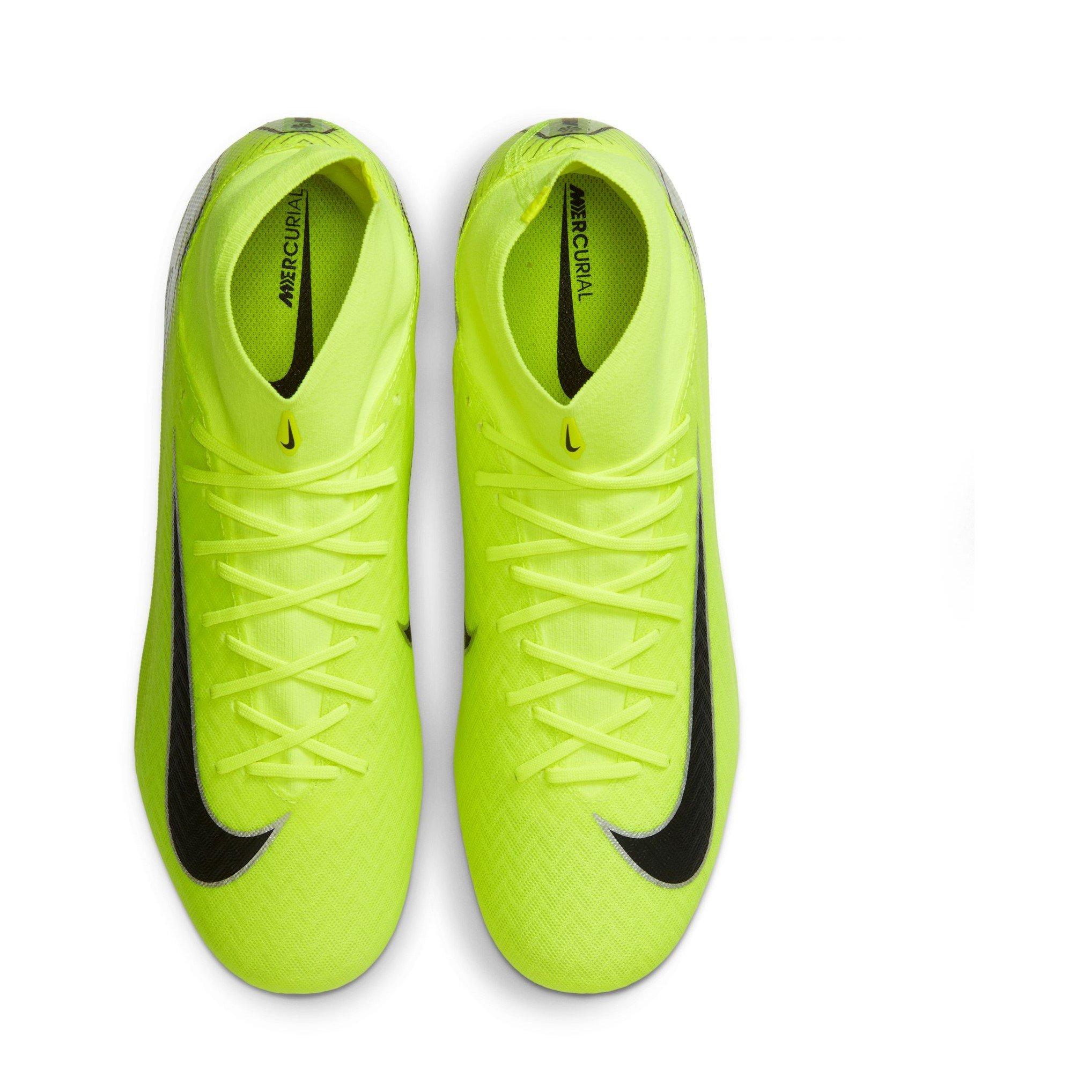 Volt/Zwart - Nike - Zoom Mercurial Superfly 10 Academy Adults Firm Ground Football Boots - 6