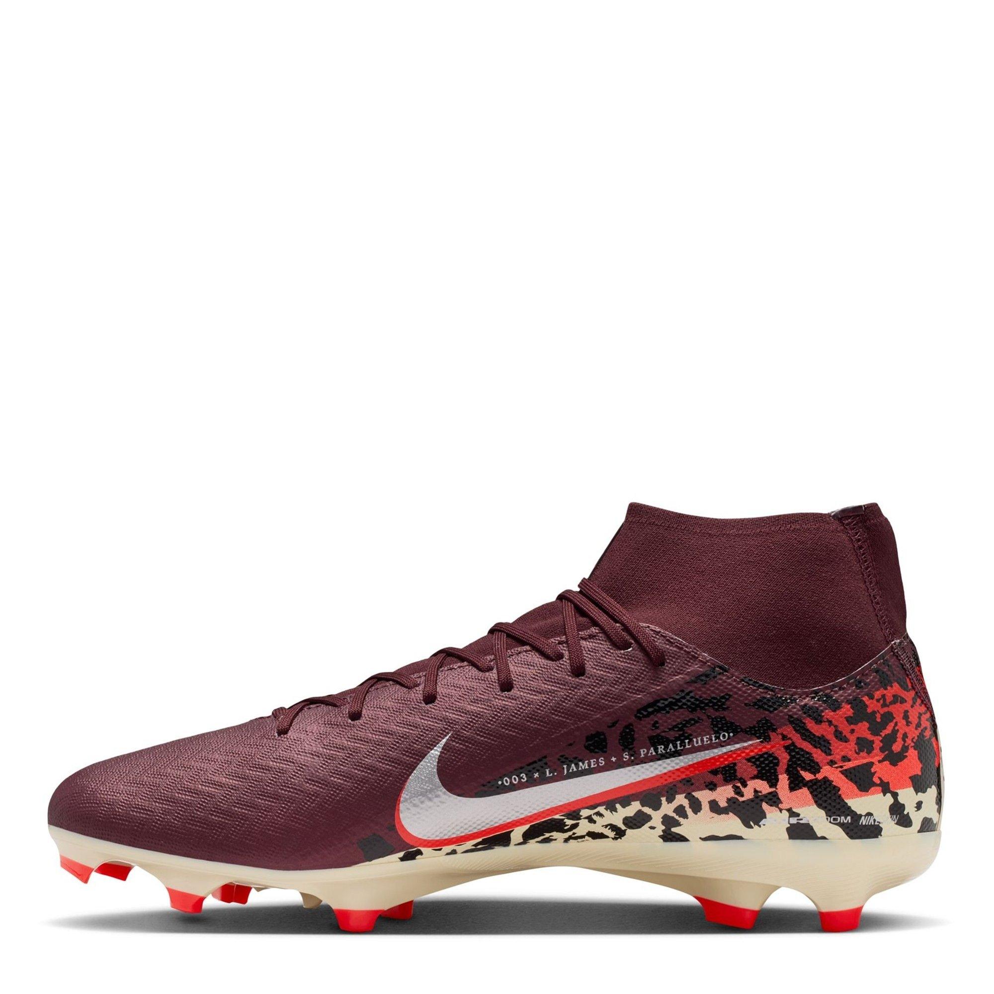 Burgundy/Print - Nike - Zoom Mercurial Superfly 10 Academy Adults Firm Ground Football Boots - 2