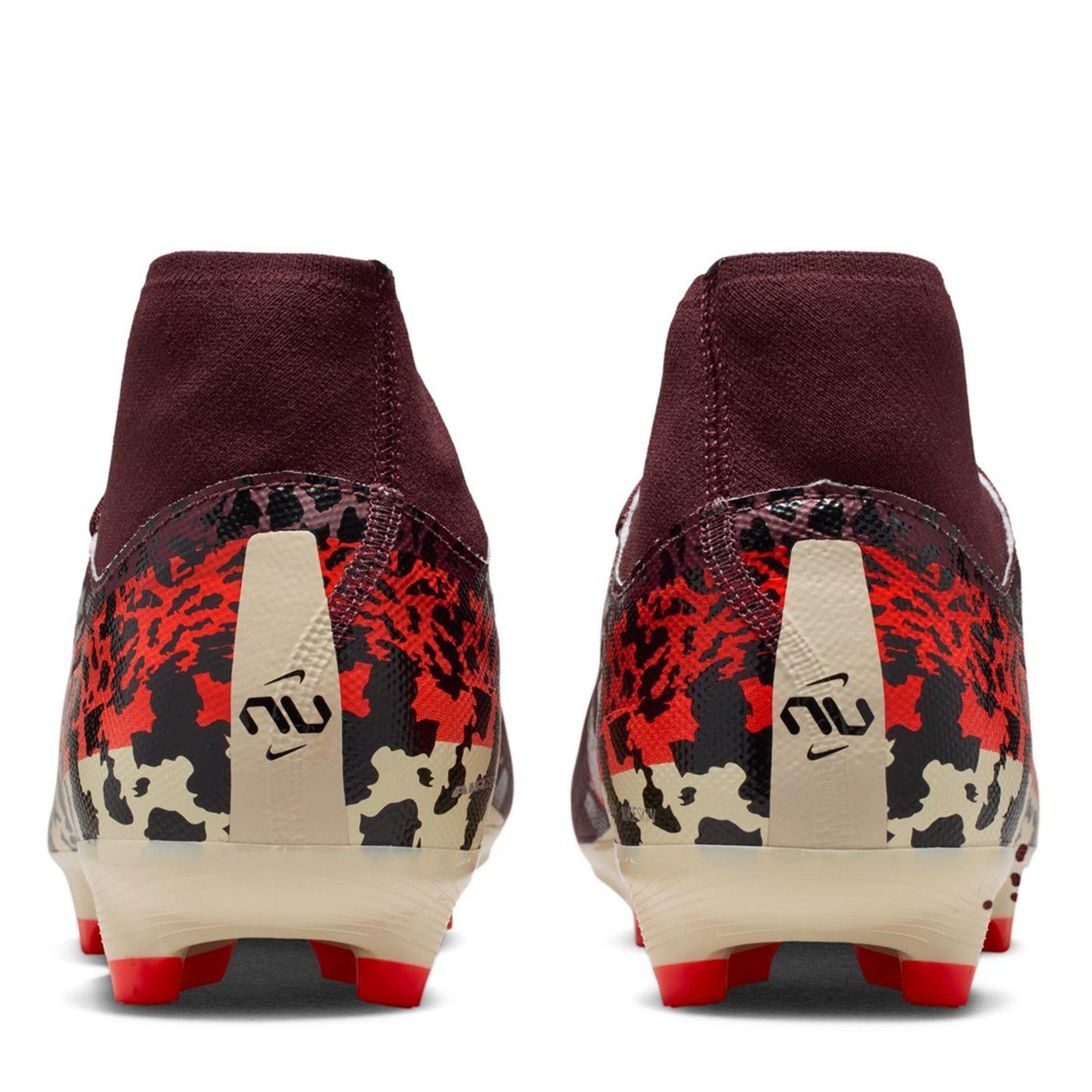 Burgundy/Print - Nike - Zoom Mercurial Superfly 10 Academy Adults Firm Ground Football Boots - 6