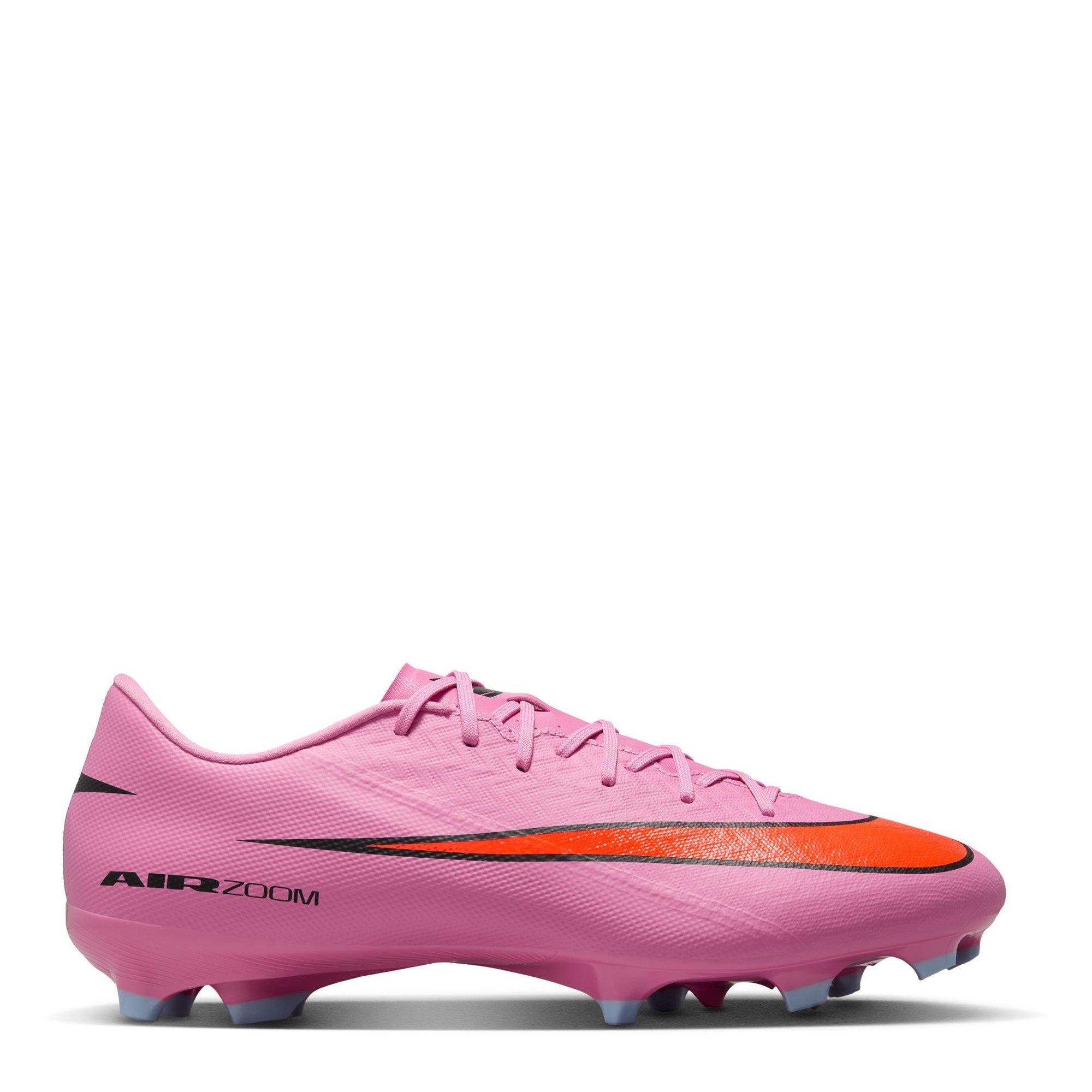 Nike Men's Zoom Mercurial Vapor 16 Academy Firm Ground Football Boots - Pink/Black - 9.5 (44.5)