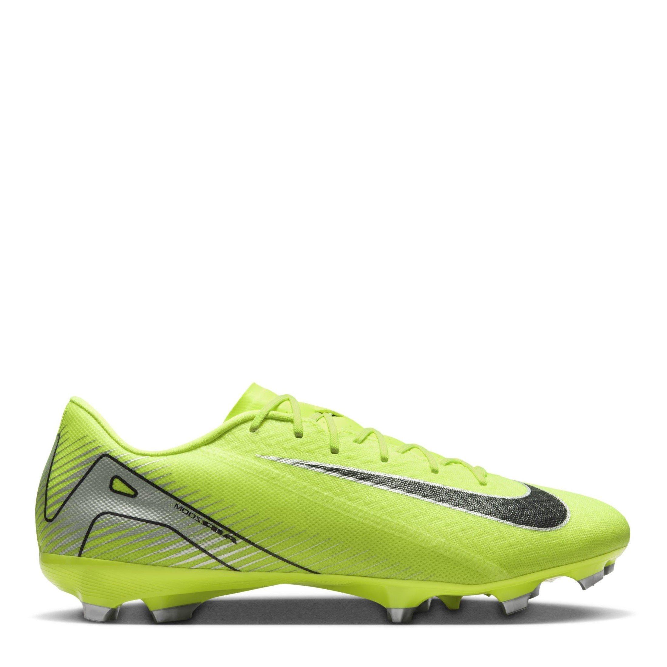 Nike Men's Zoom Mercurial Vapor 16 Academy Firm Ground Football Boots - Volt/Black - 9 (44)