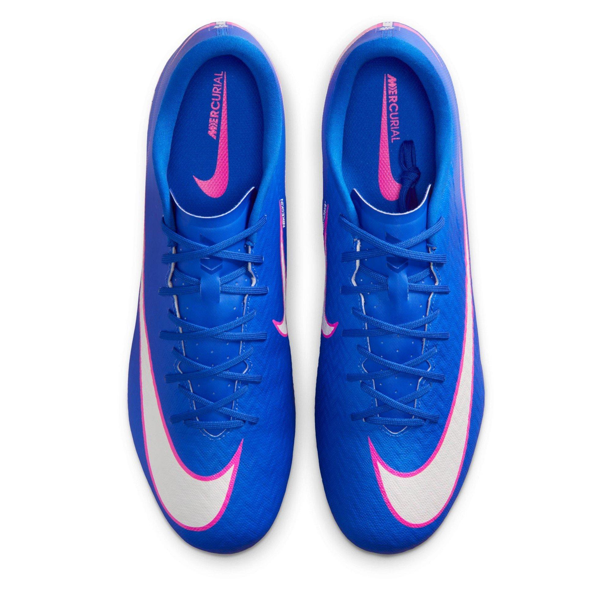Blauw/Wit/Roze - Nike - Zoom Mercurial Vapor 16 Academy Firm Ground Football Boots - 6