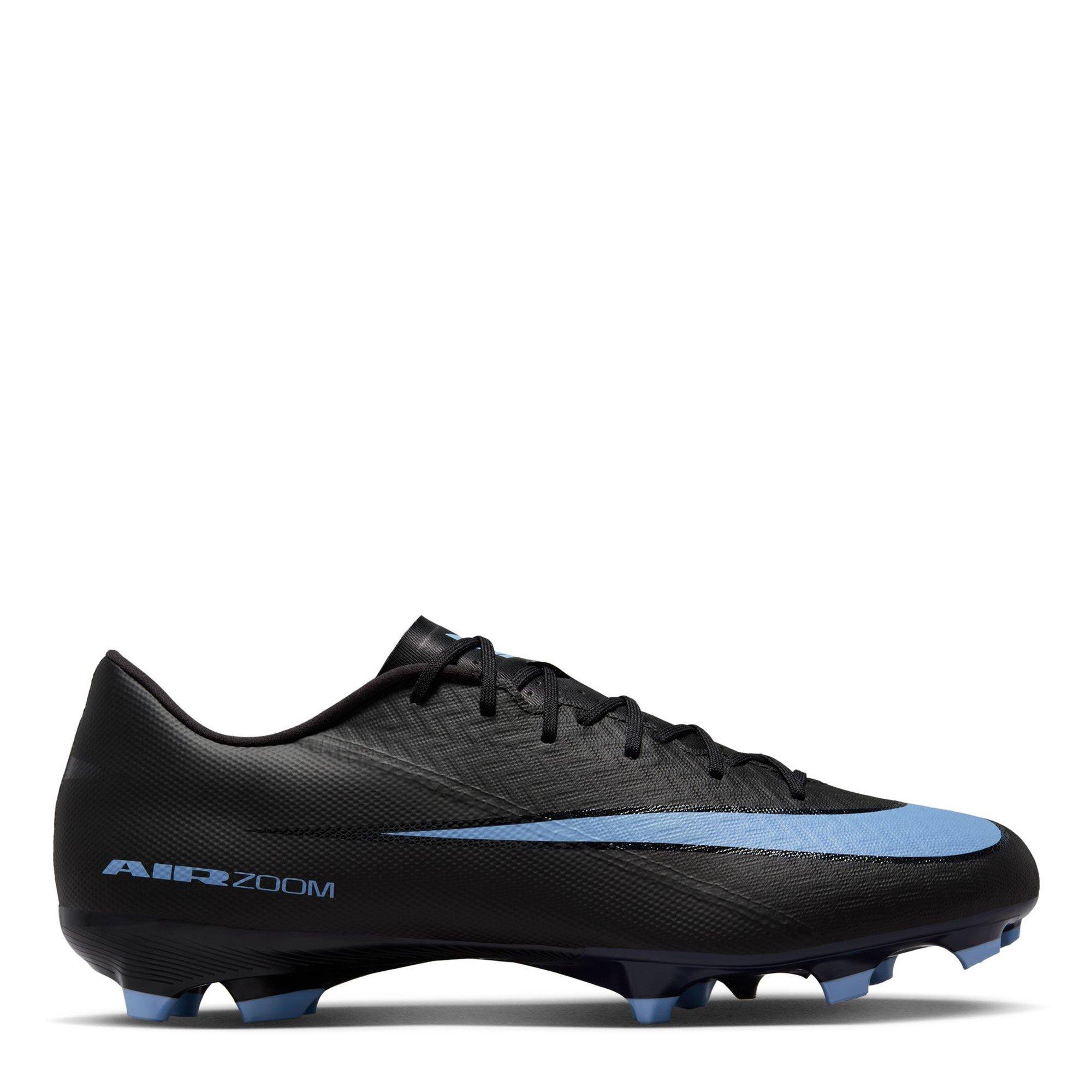 Nike Men's Zoom Mercurial Vapor 16 Academy Firm Ground Football Boots - Black/Blue - 8 (42.5)