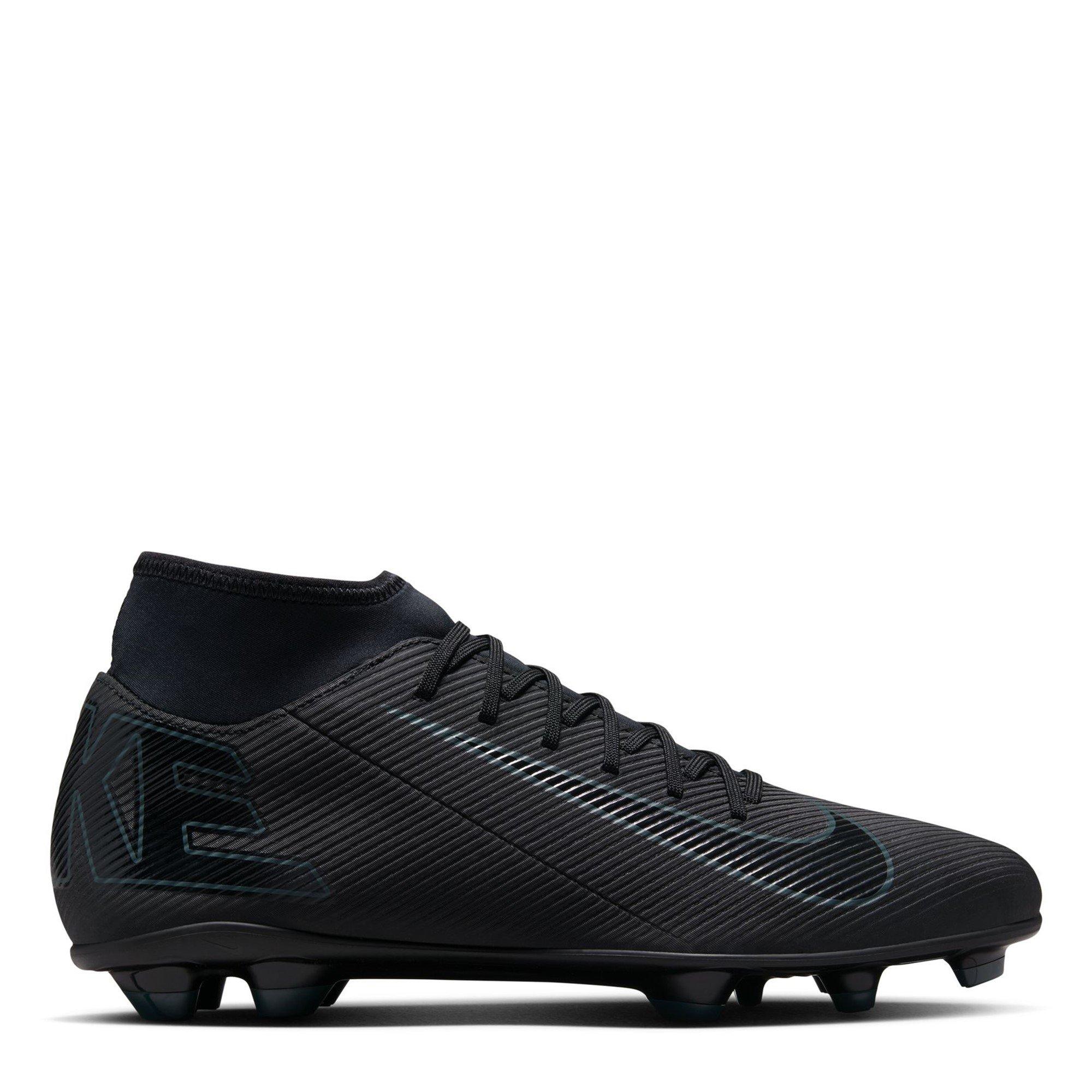 Nike Men's Mercurial Superfly 10 Club Adults Firm Ground Football Boots - Black/Green - 9.5 (44.5)