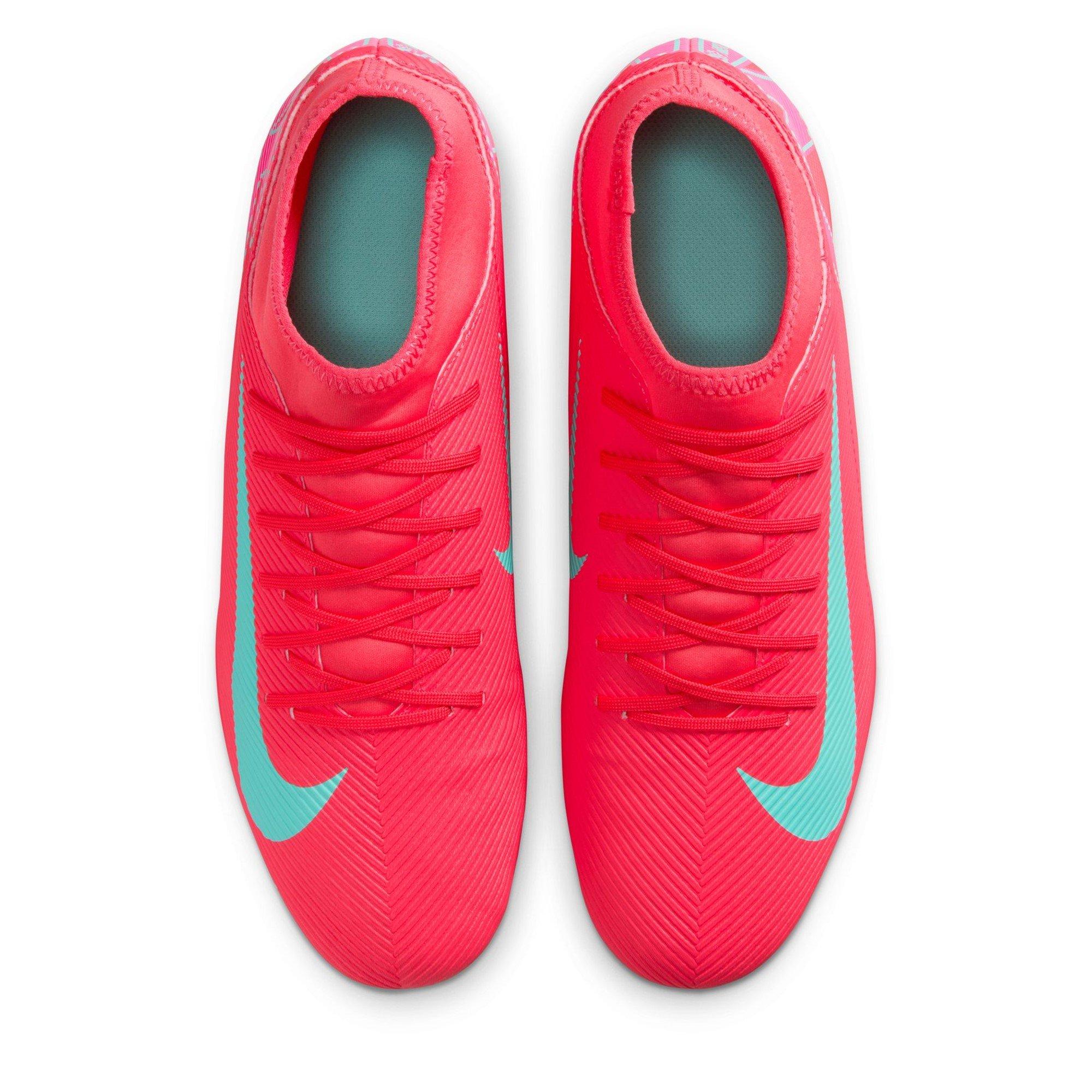 Red/Green - Nike - Mercurial Superfly 10 Club Adults Firm Ground Football Boots - 6