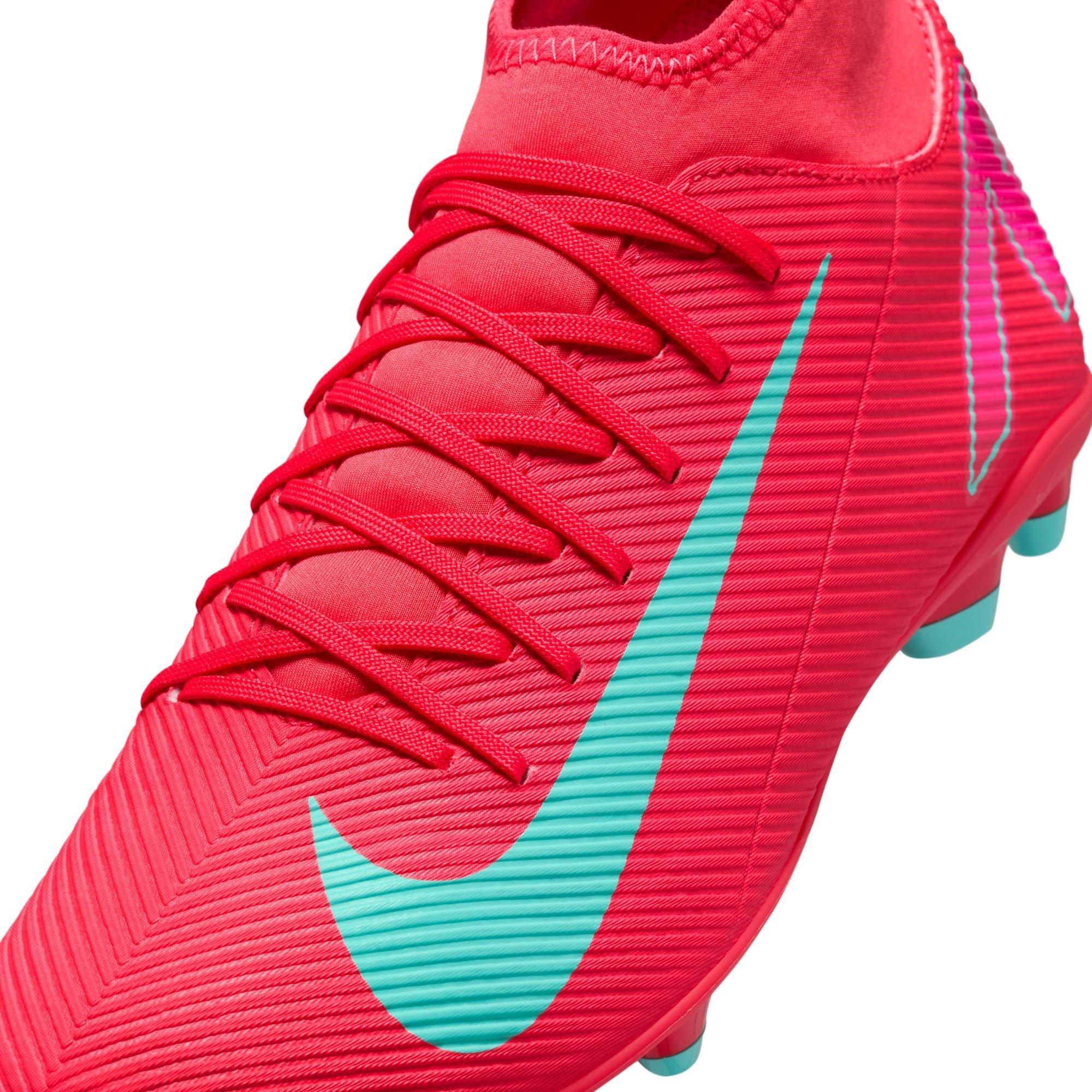 Red/Green - Nike - Mercurial Superfly 10 Club Adults Firm Ground Football Boots - 8