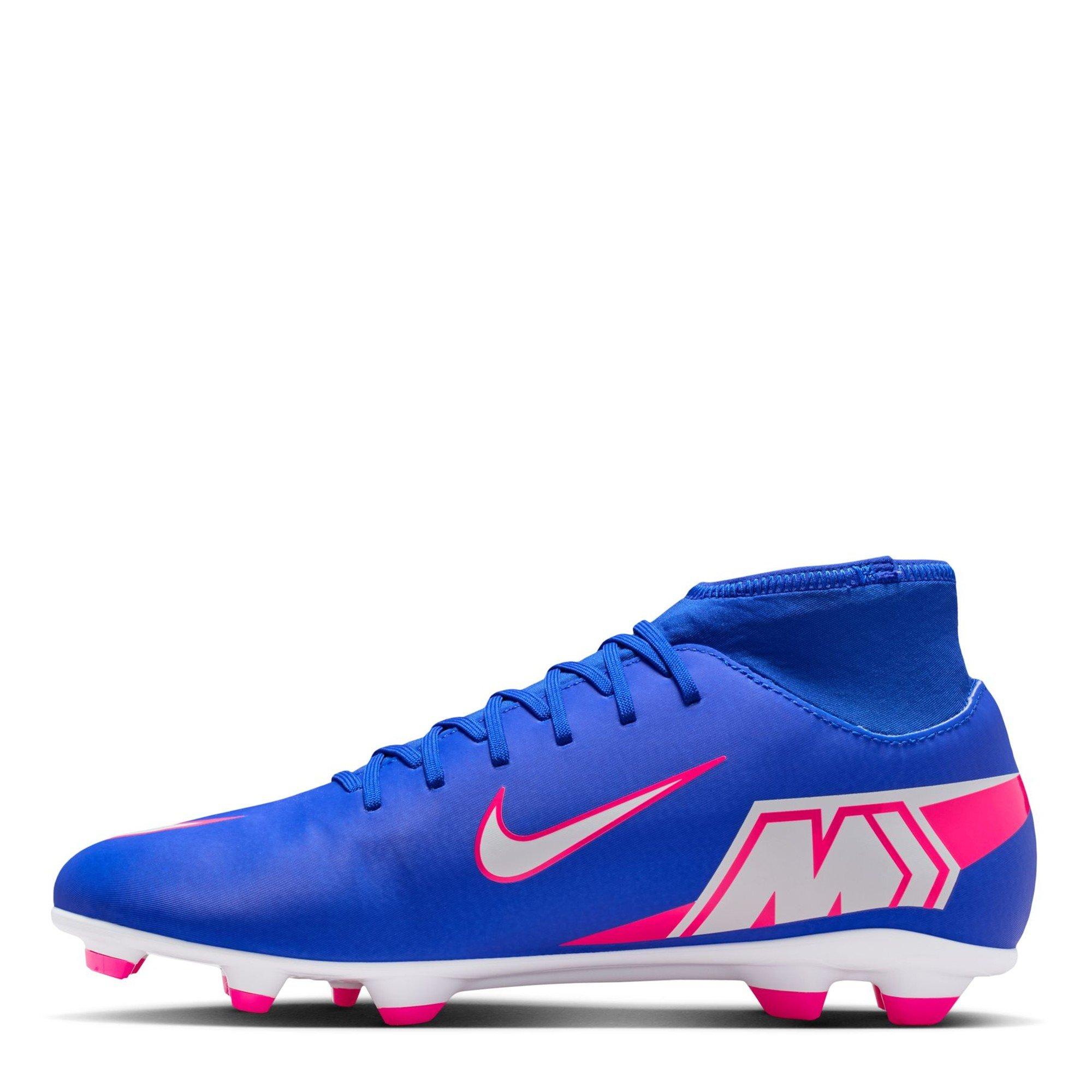 Blue/Wht/Pink - Nike - Mercurial Superfly 10 Club Adults Firm Ground Football Boots - 2