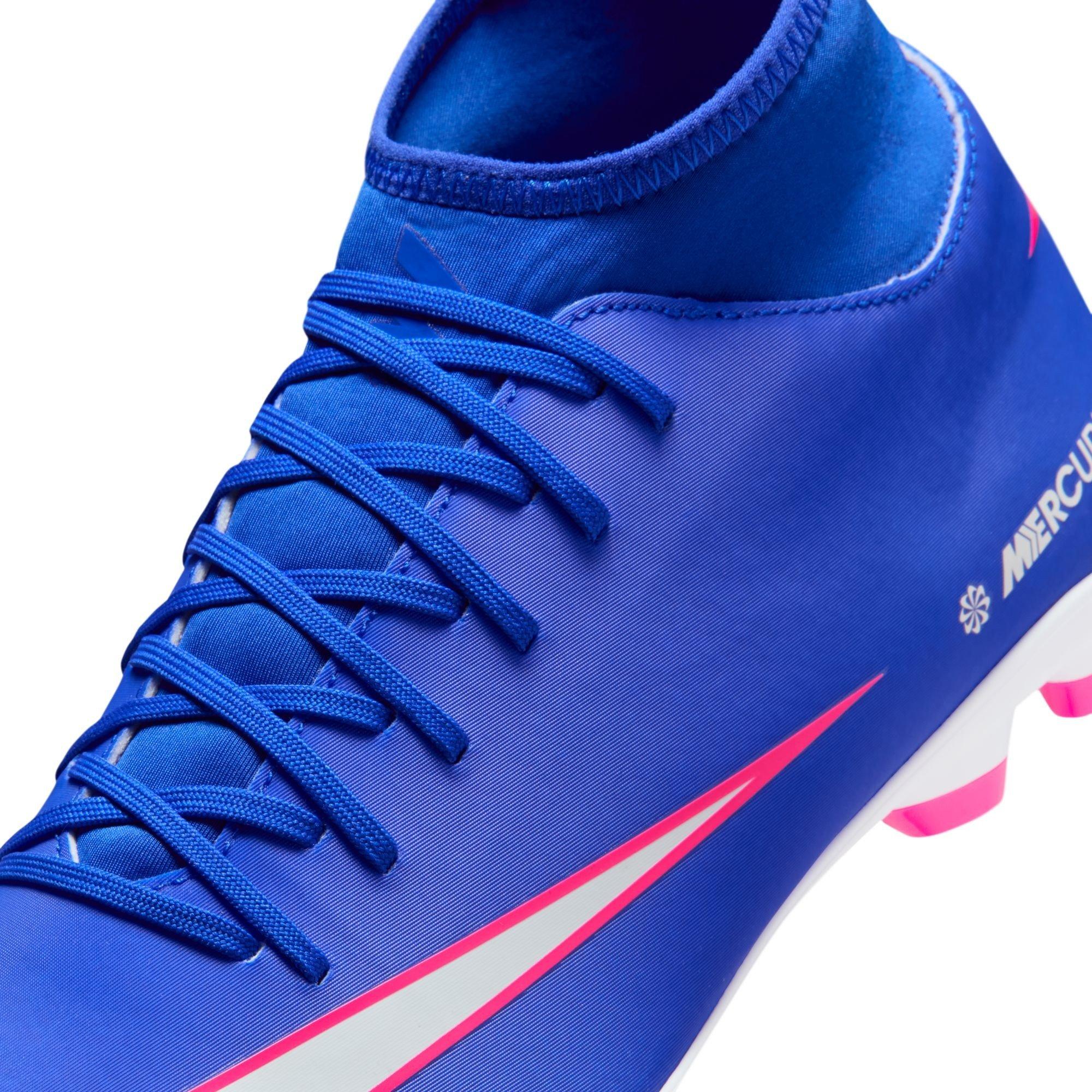 Blue/Wht/Pink - Nike - Mercurial Superfly 10 Club Adults Firm Ground Football Boots - 8