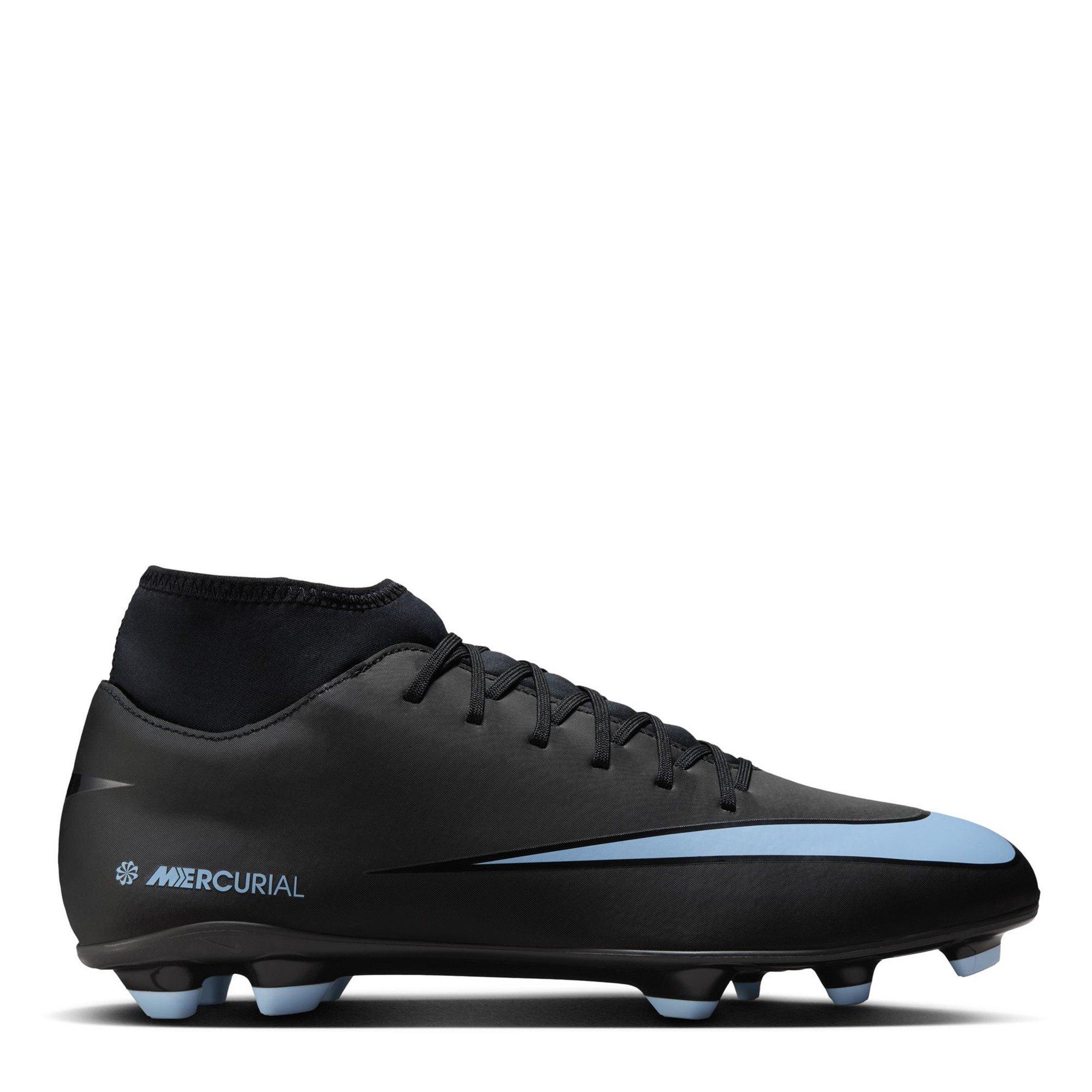 Nike Men's Mercurial Superfly 10 Club Adults Firm Ground Football Boots - Black/Blue - 6.5 (40.5)